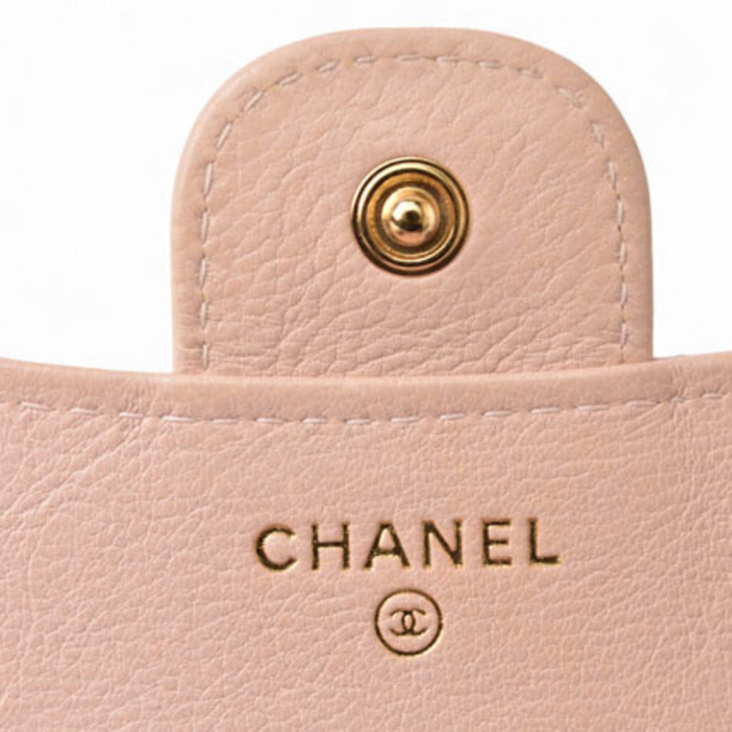Chanel Baby Pink Leather Wallet (Tri-Fold)