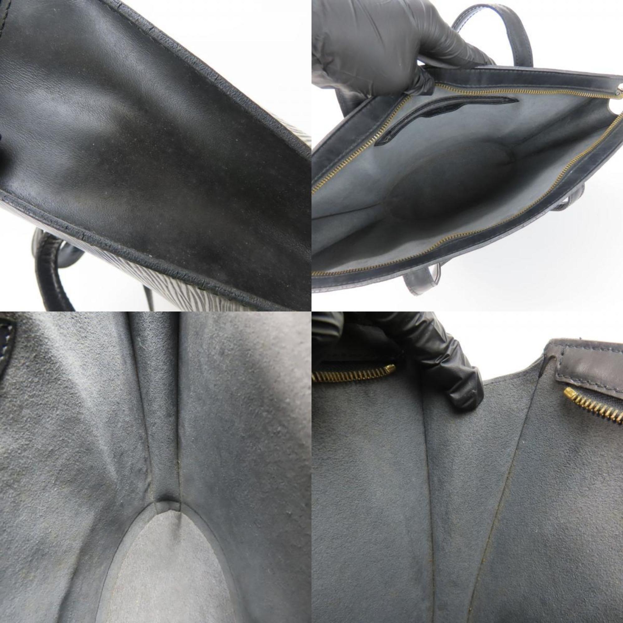 Louis Vuitton Black Noir Epi Leather Tote Bag
