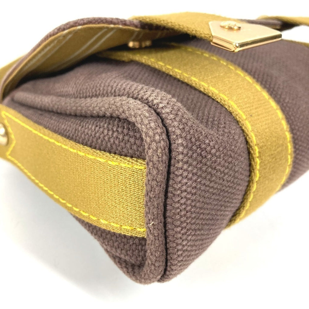 Louis Vuitton Brown Canvas Pochette Shoulder Bag