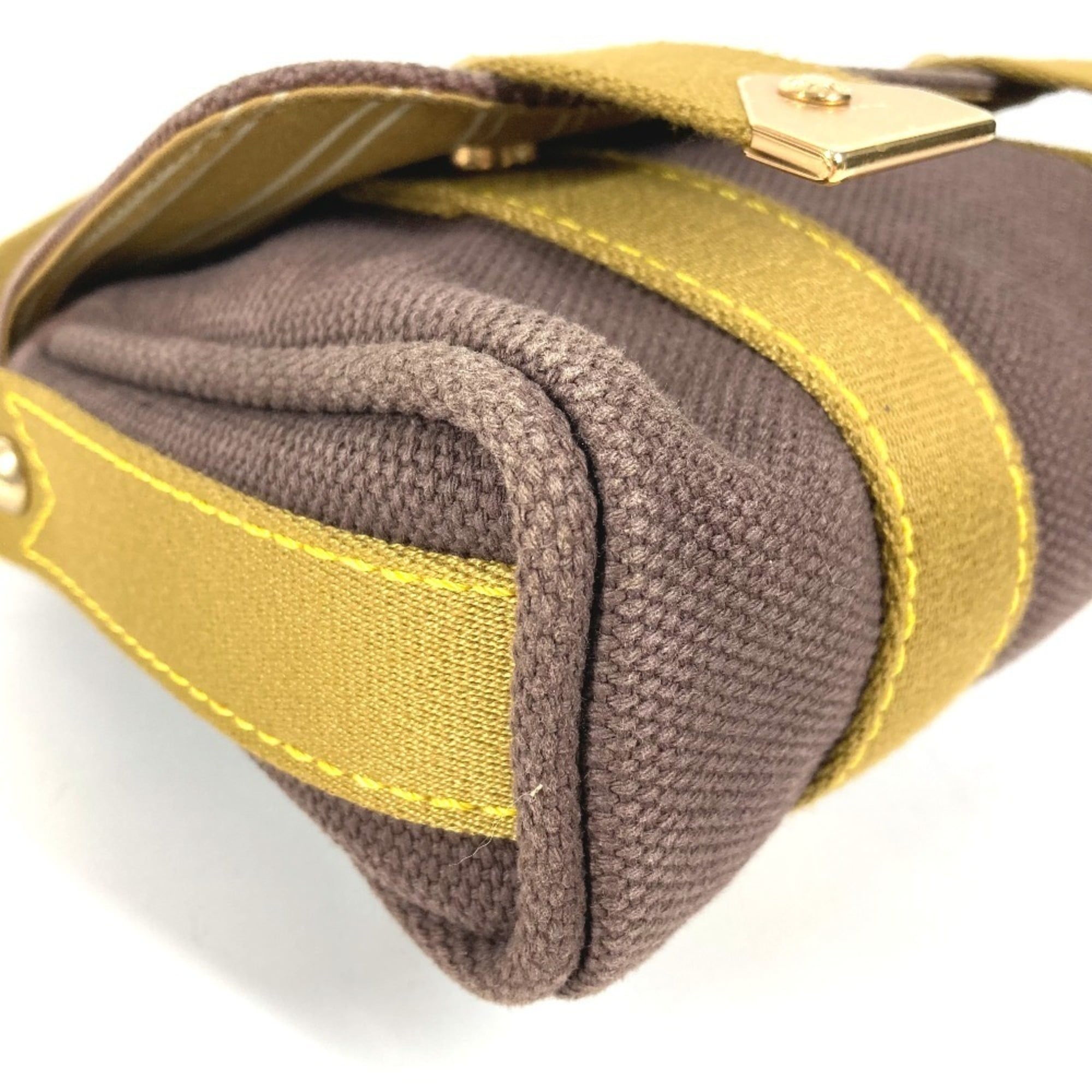 Louis Vuitton Brown Canvas Pochette Shoulder Bag