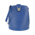 Louis Vuitton Blue Leather Shoulder Bag