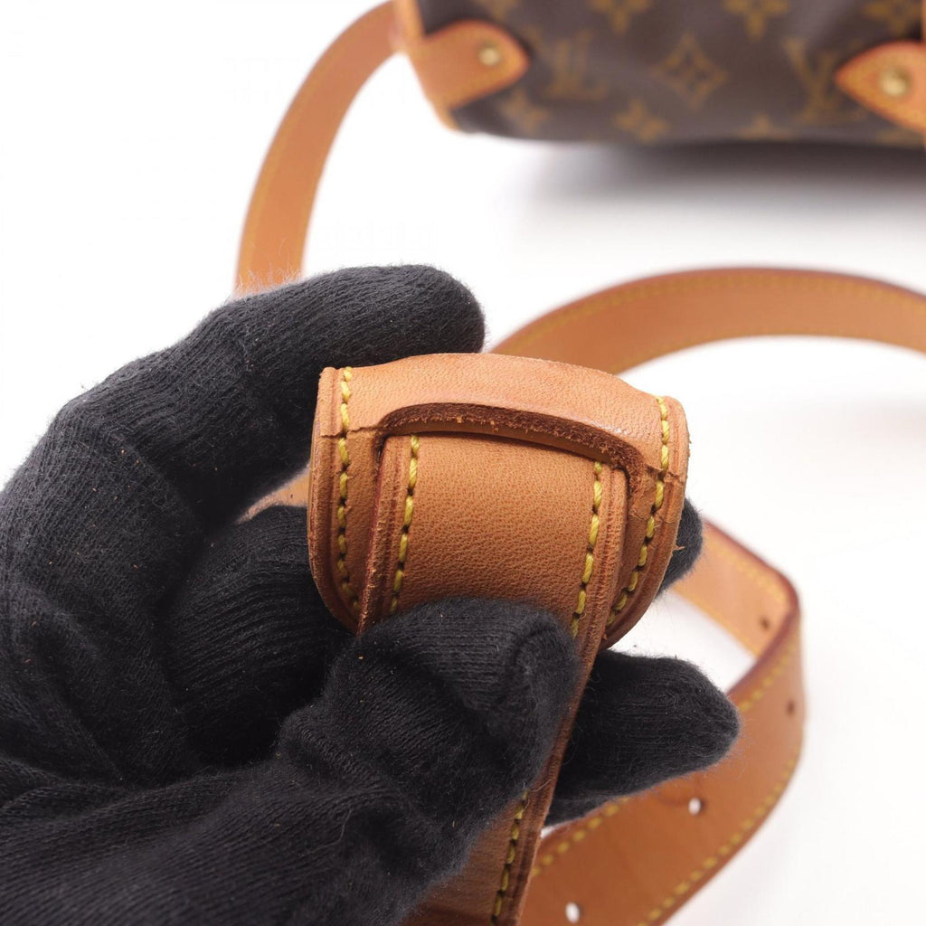 Louis Vuitton Brown Monogram Coated Canvas Pvc Leather Shoulder Bag
