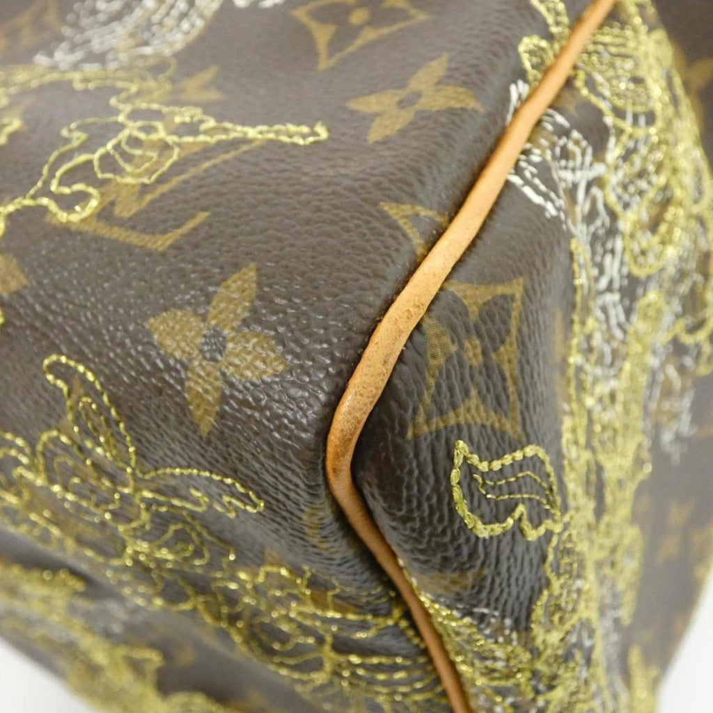Louis Vuitton Brown Coated Canvas Boston Bag