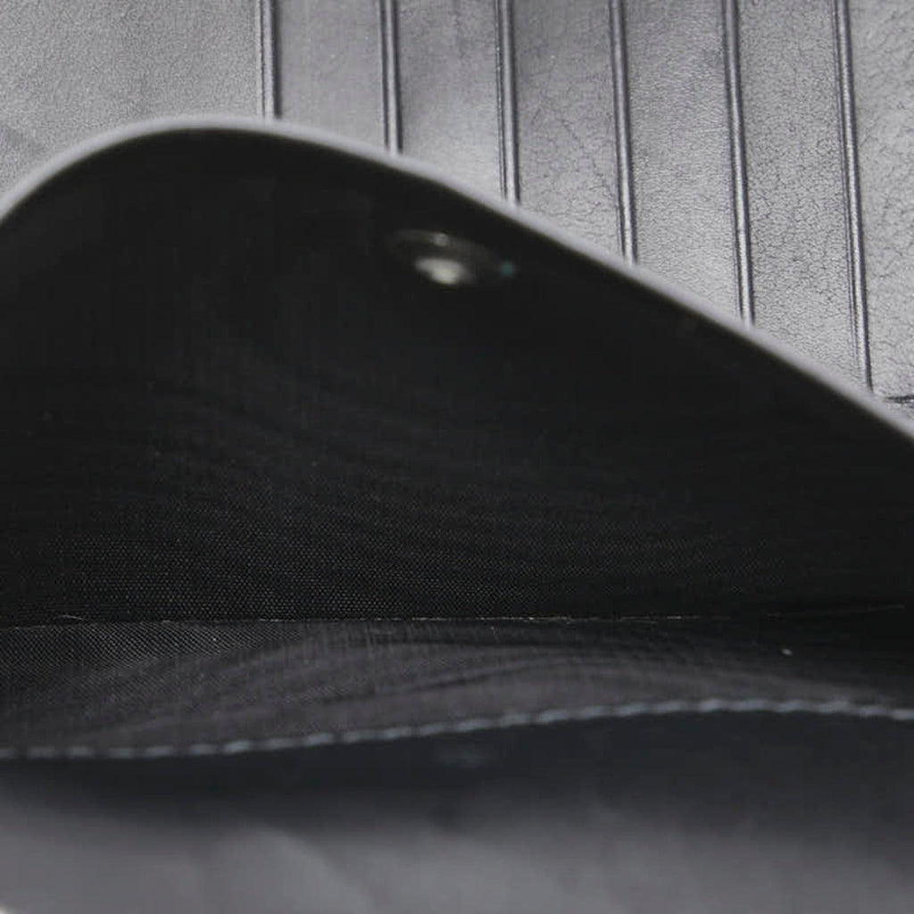 Prada Black Nylon Leather Wallet (Tri-Fold)
