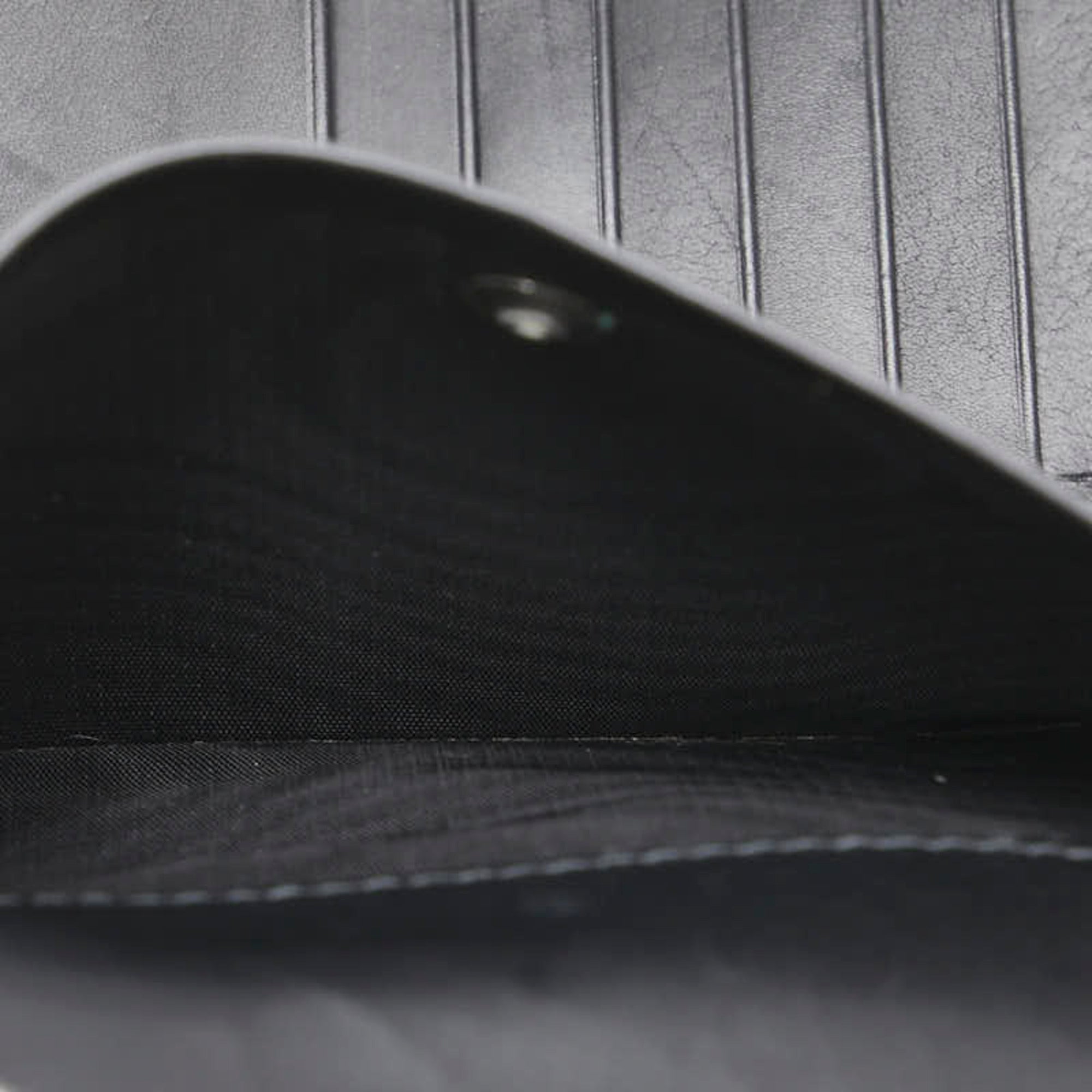 Prada Black Nylon Leather Wallet (Tri-Fold)