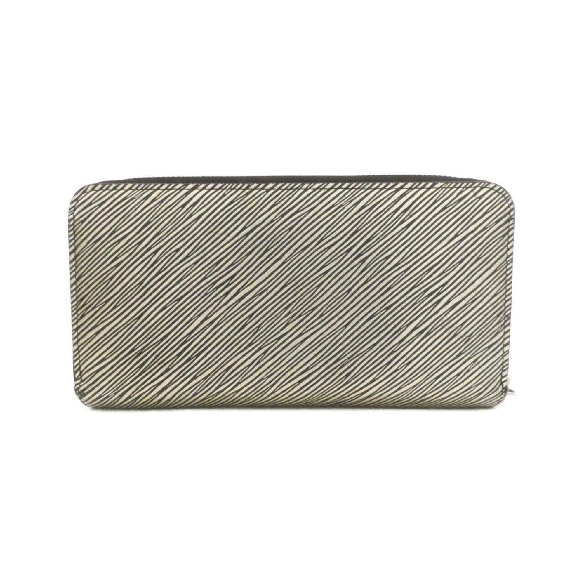 Louis Vuitton Silver Leather Long Wallet