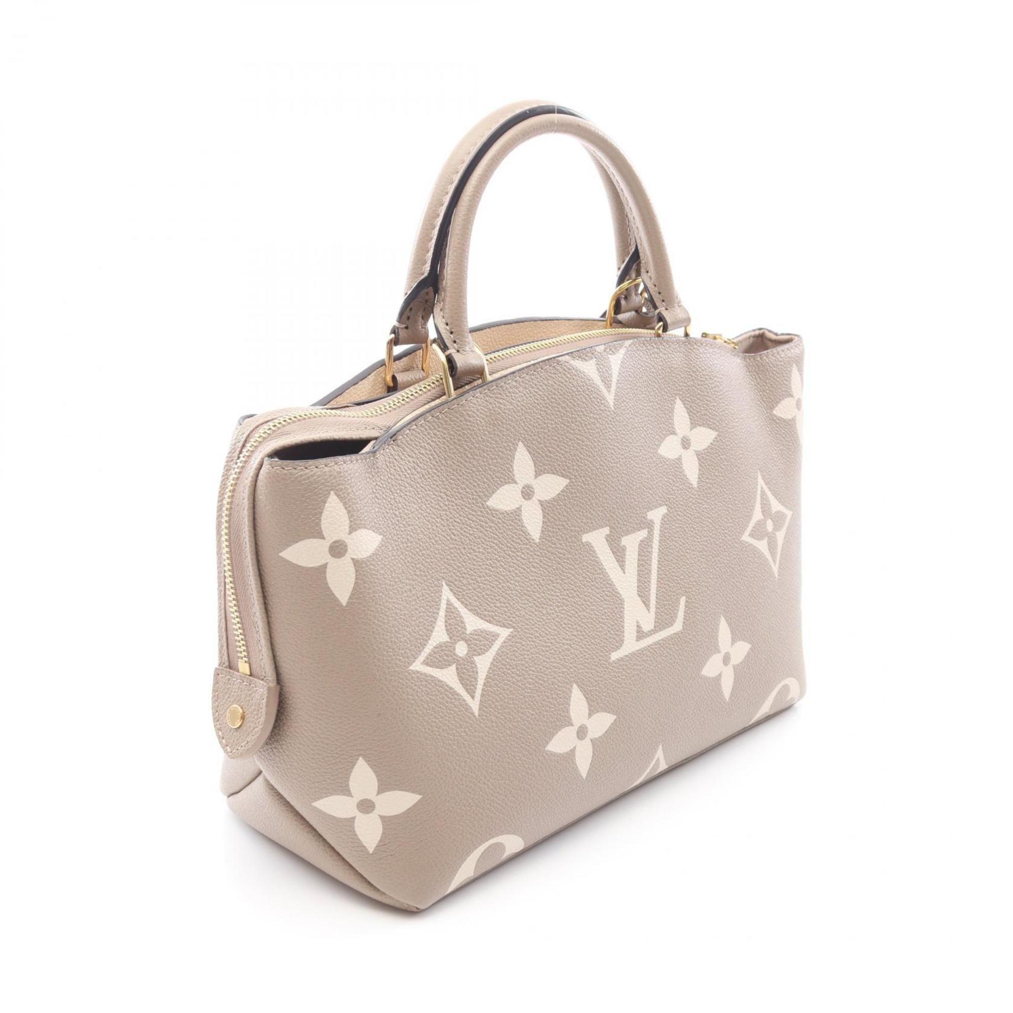 Louis Vuitton Beige Leather Handbag