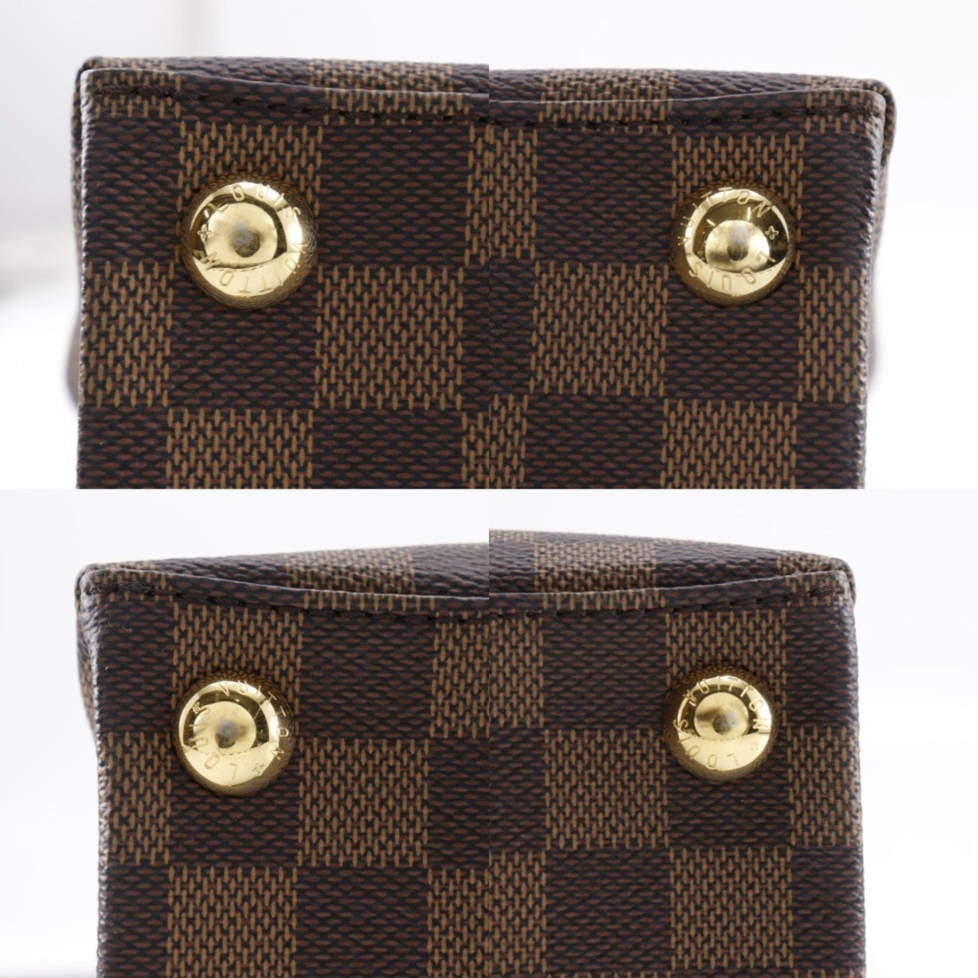 Louis Vuitton Brown Damier Canvas Handbag