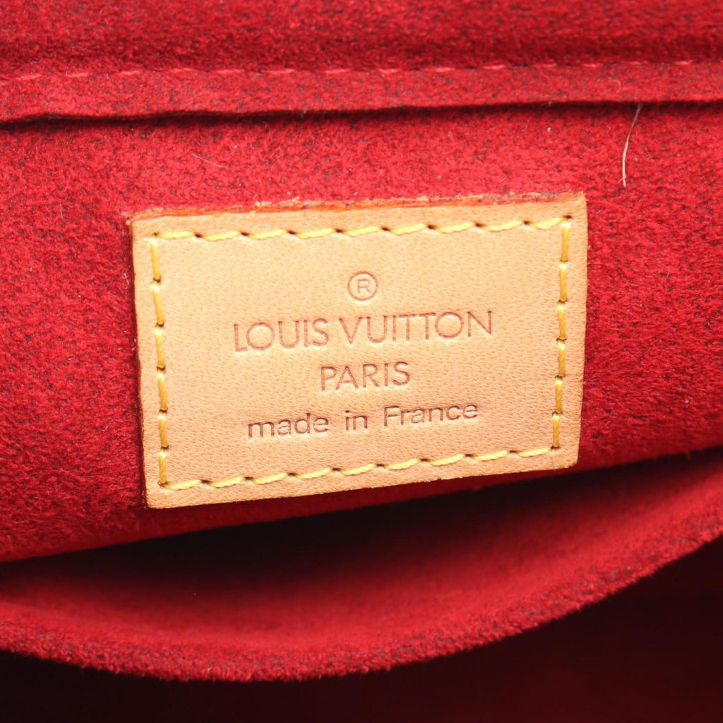 Louis Vuitton Monogram Brown Coated Canvas Leather Shoulder Bag