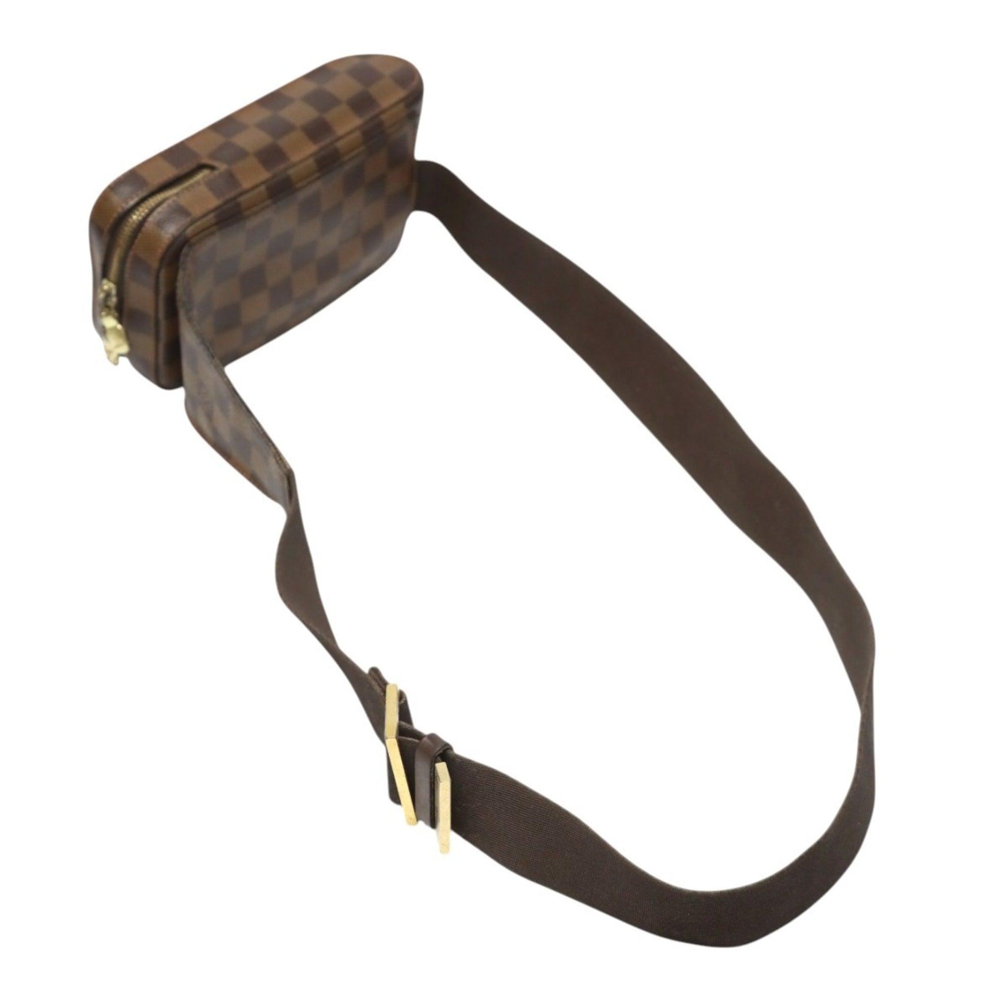 Louis Vuitton Damier Brown Damier Canvas Ebene Galle Damier Canvas Sling Bag