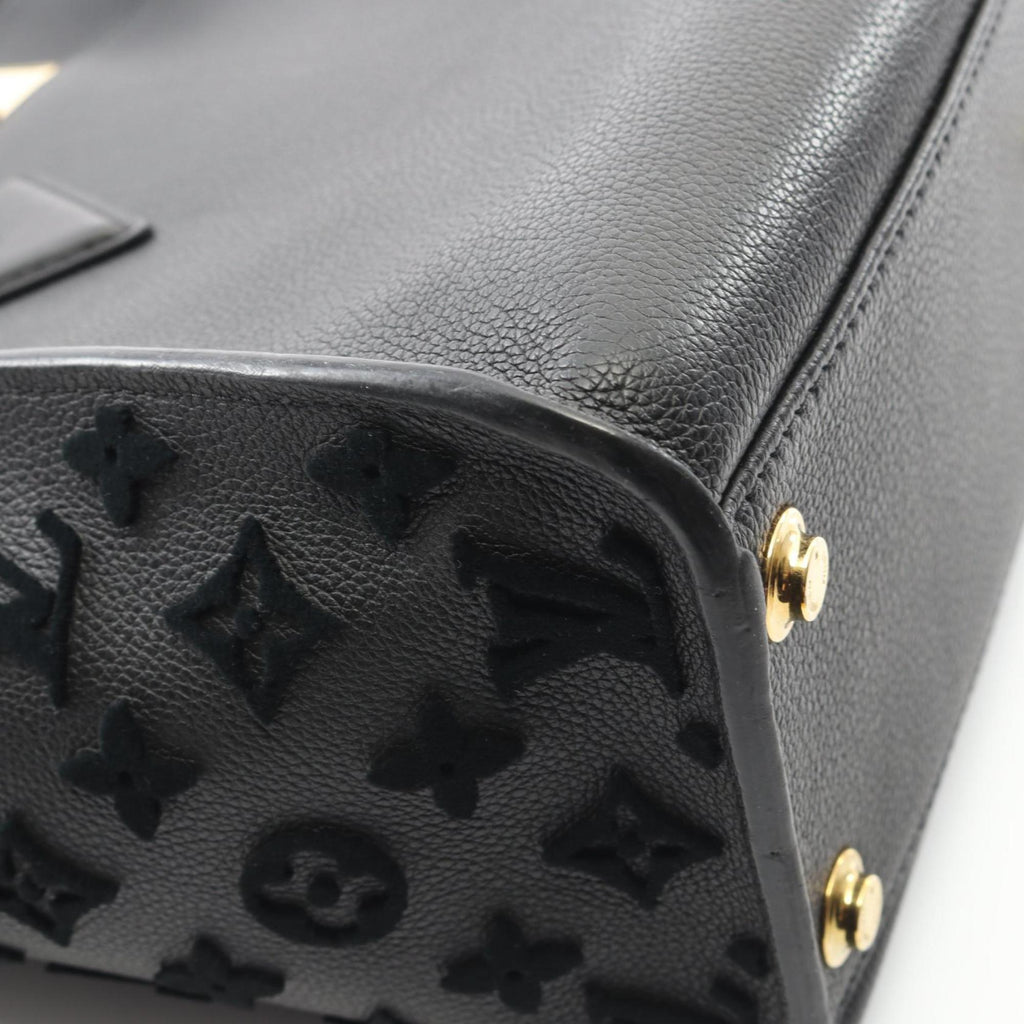 Louis Vuitton Black Leather Handbag