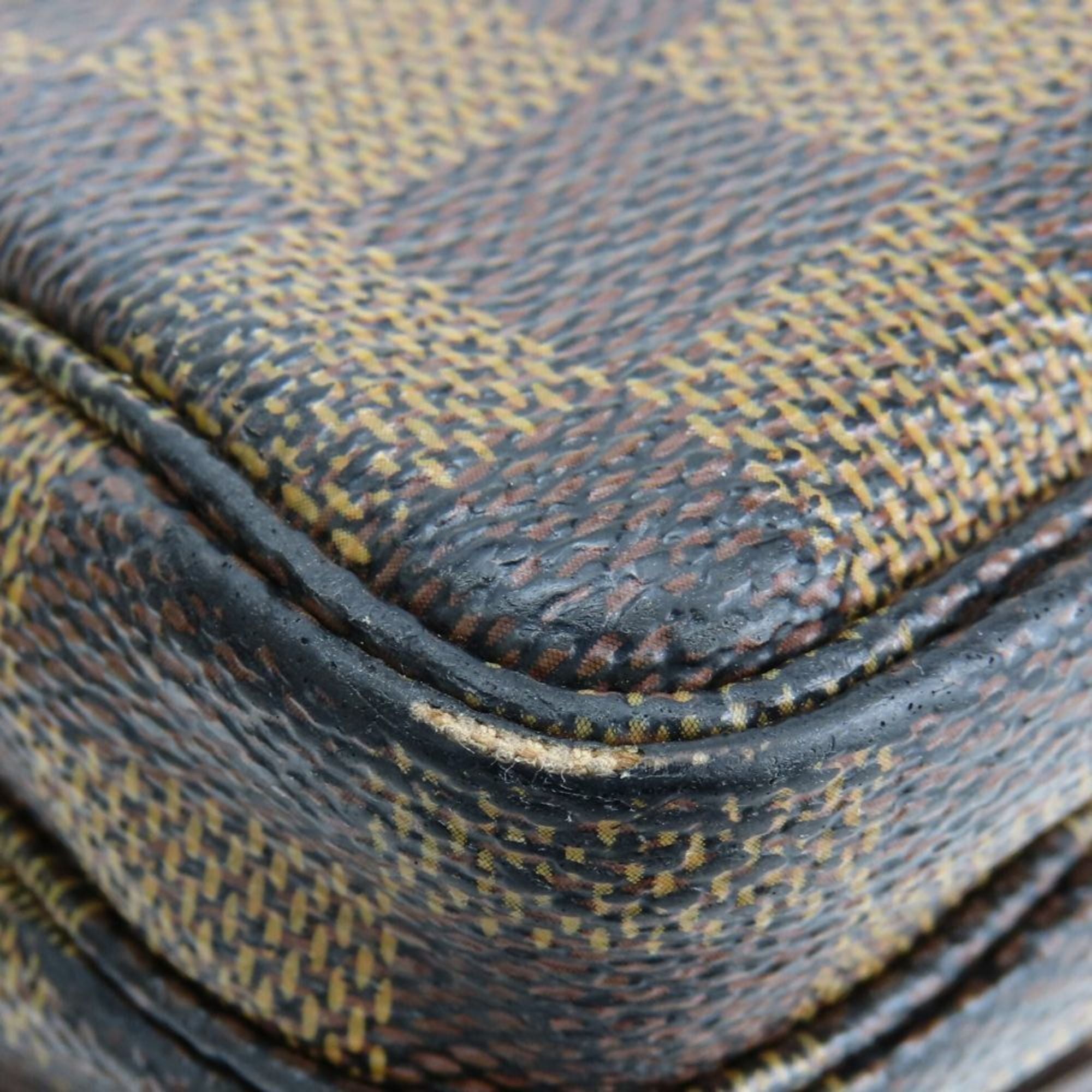 Louis Vuitton Brown Damier Canvas Ebene Damier Canvas Leather Shoulder Bag