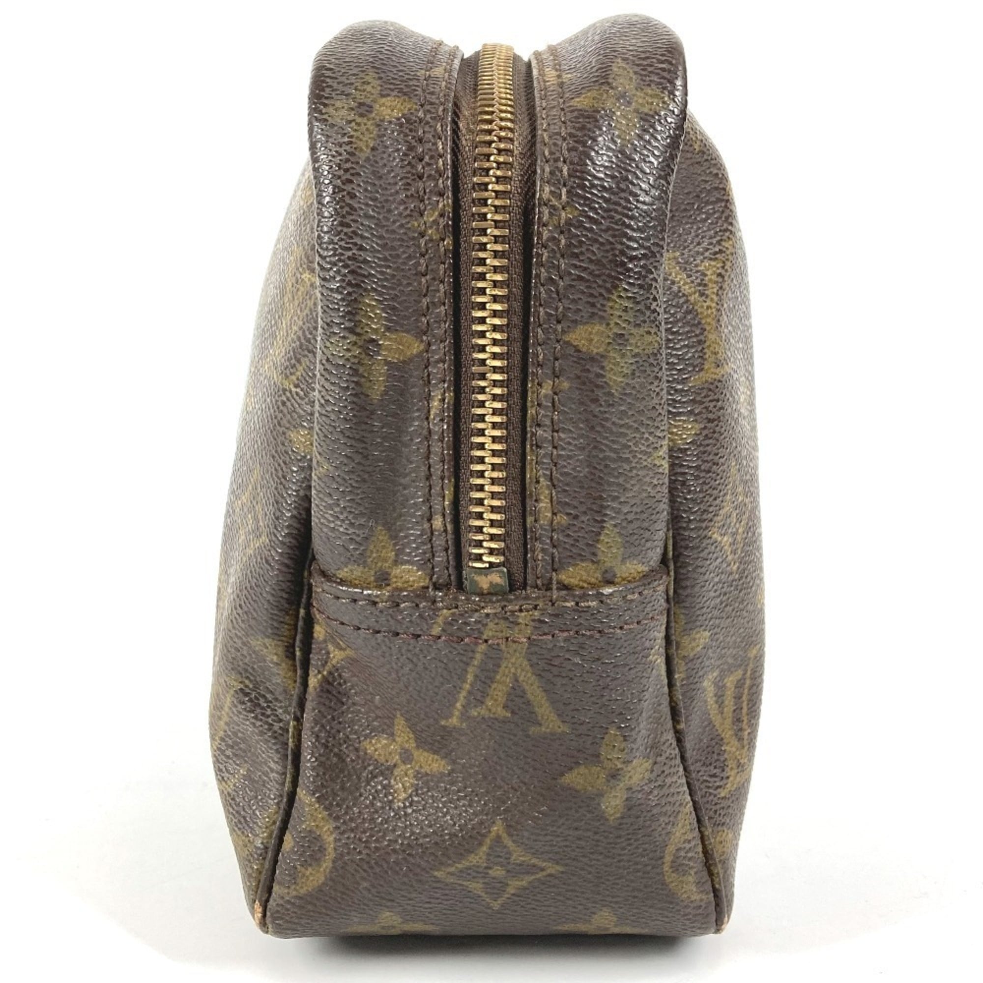 Louis Vuitton Brown Monogram Clutch Bag Pouch