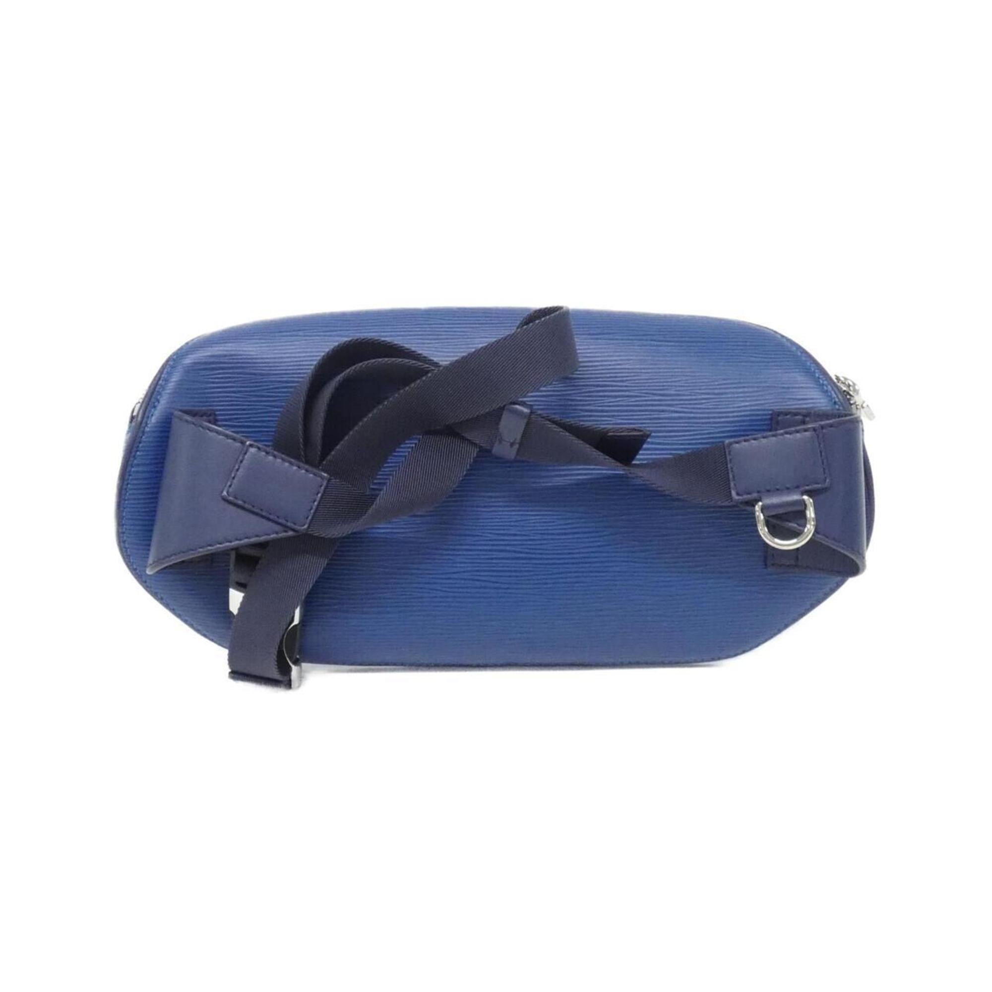 Louis Vuitton Epi Azur Blue Leather Shoulder Bag