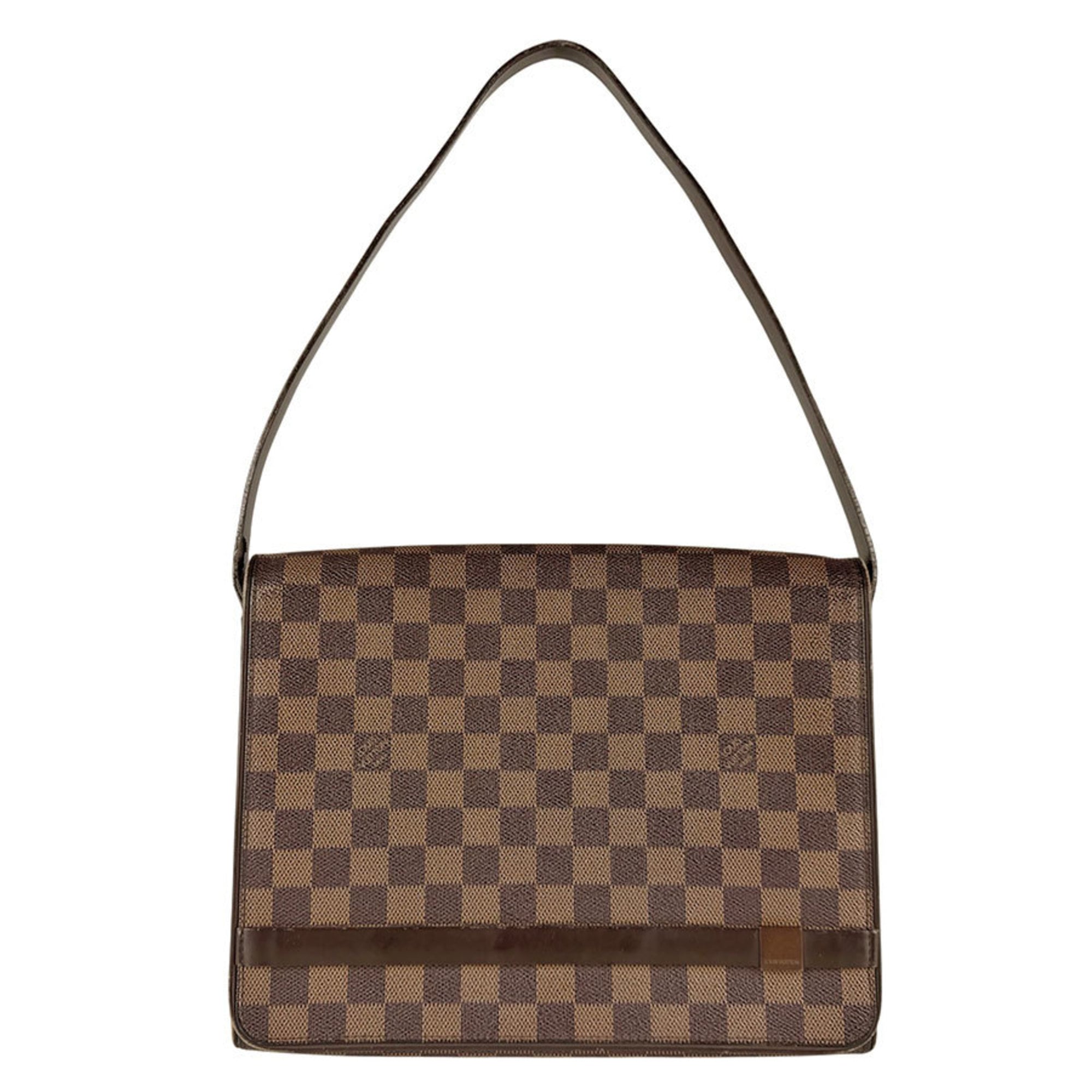 Louis Vuitton Damier Canvas Ebene Damier Canvas Shoulder Bag