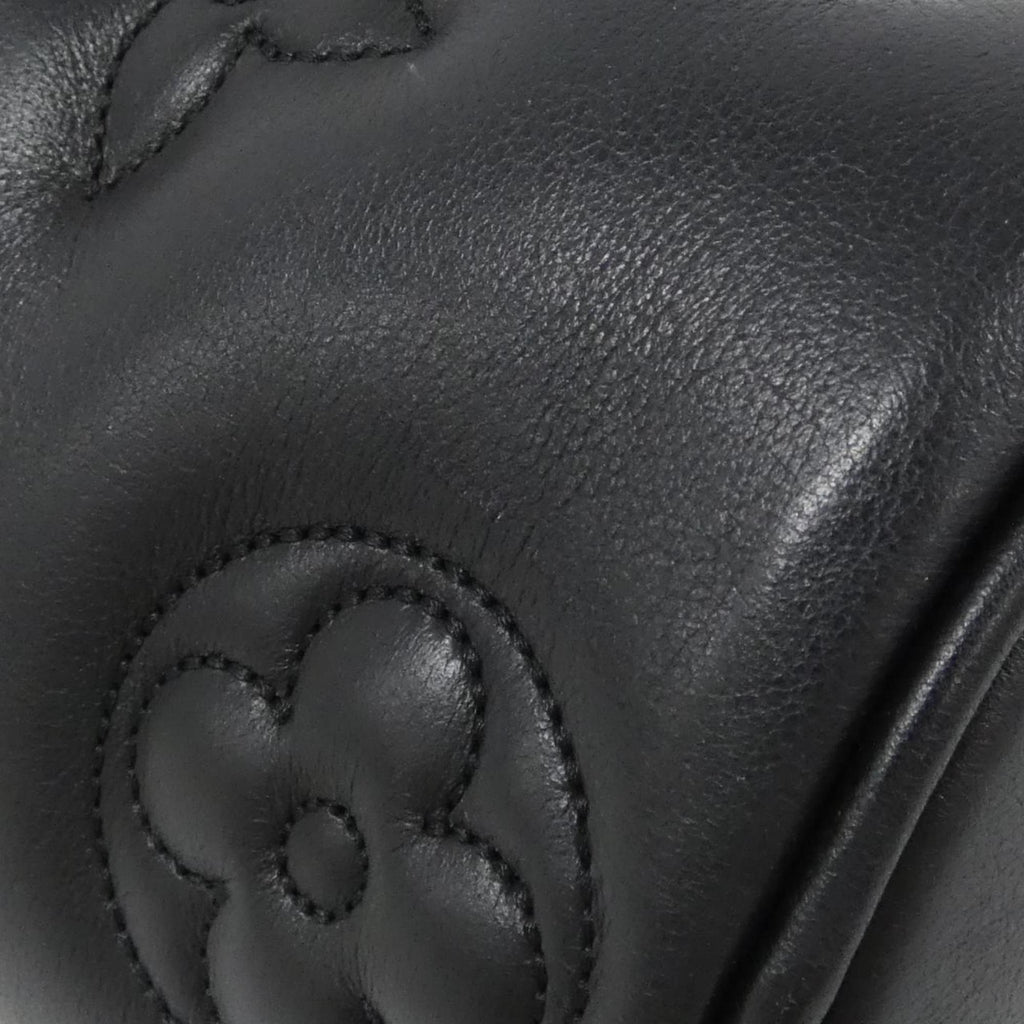 Louis Vuitton Black Leather Shoulder Bag