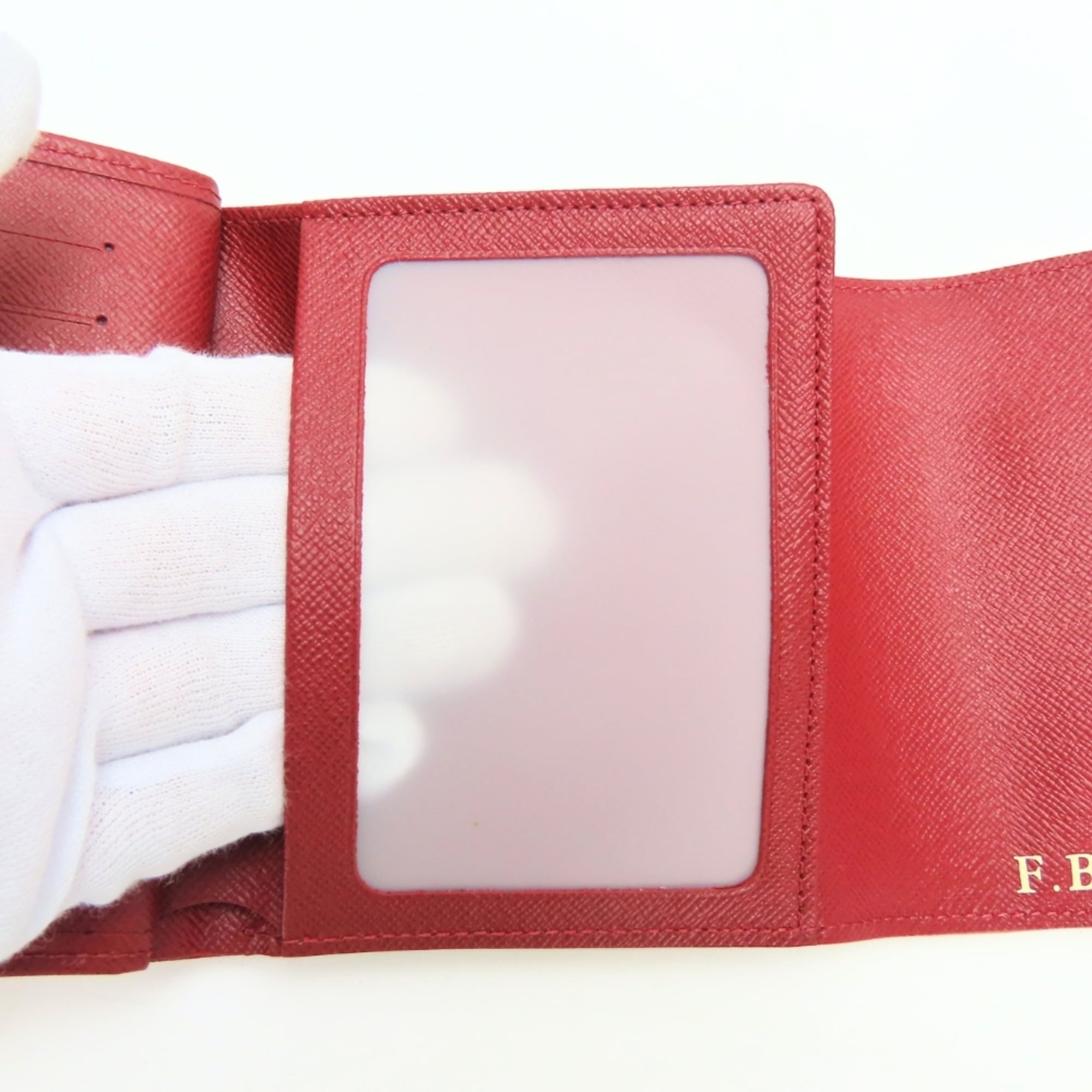 Louis Vuitton Ruby Epi Leather Wallet (Tri-Fold)