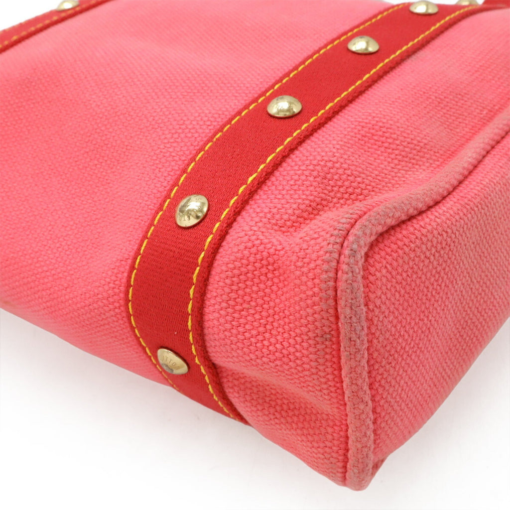 Louis Vuitton Rose Canvas Shoulder Bag Tote Bag