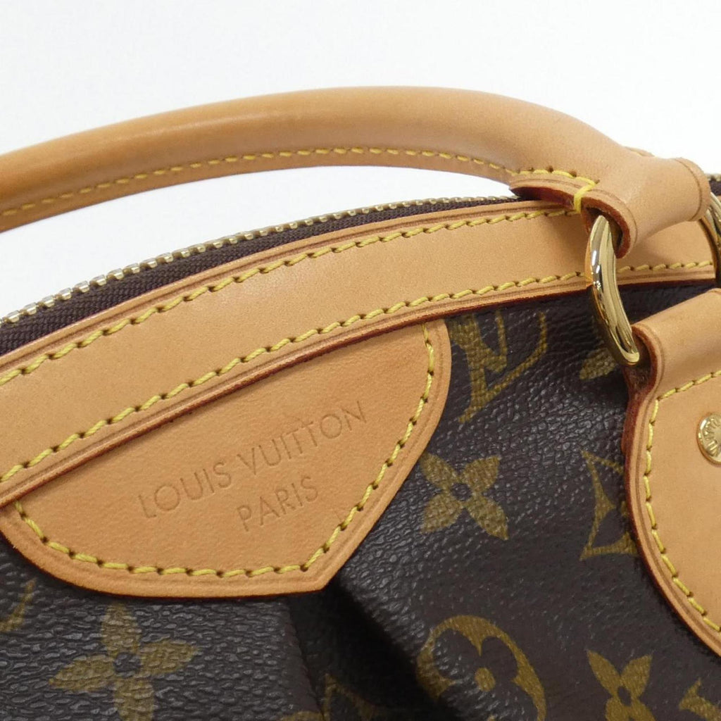 Louis Vuitton Marron Coated Canvas Handbag