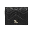 Gucci Black Quilting Leather Wallet (Bi-Fold) (Pre-Owned)