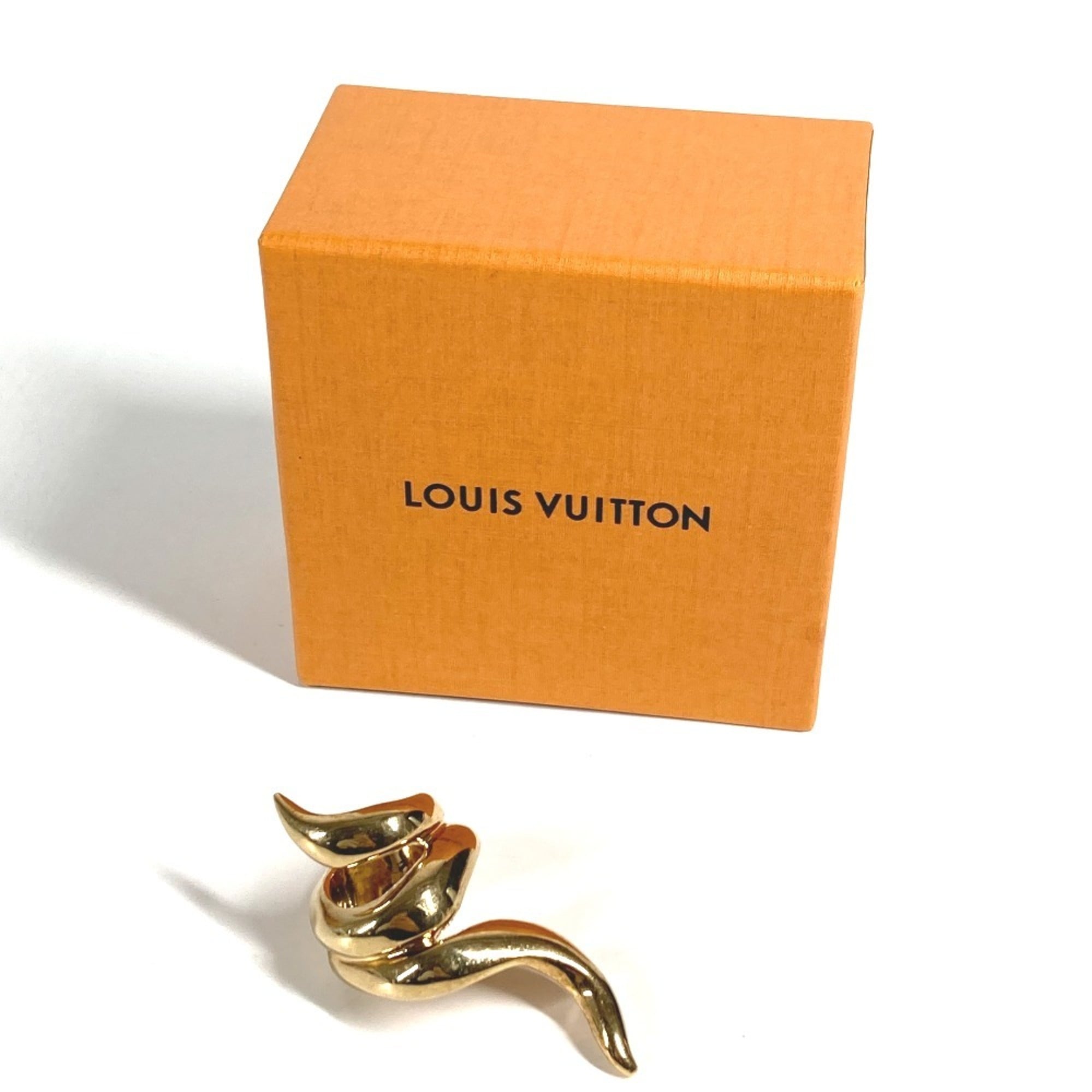 Louis Vuitton Gold Metal Band Ring