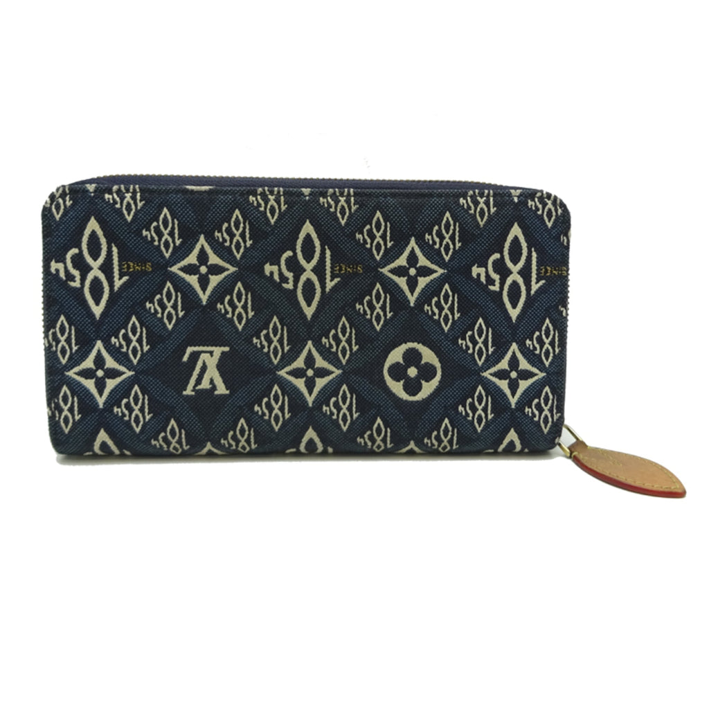 Louis Vuitton Navy Monogram Long Wallet