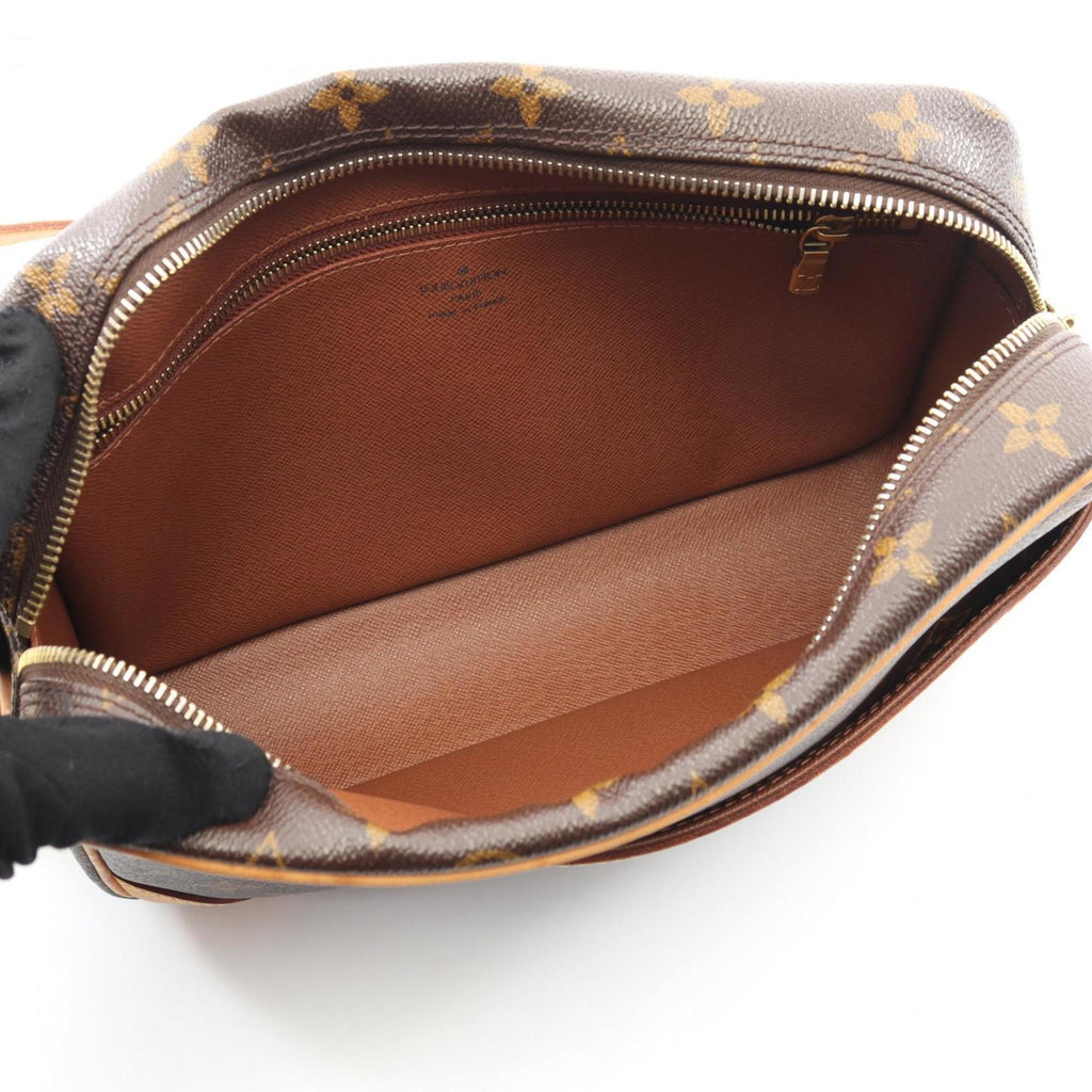 Louis Vuitton Brown Coated Canvas Pvc Leather Monogram Shoulder Bag