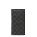 Louis Vuitton Damier Graphite Black Gray Damier Graphite Long Wallet