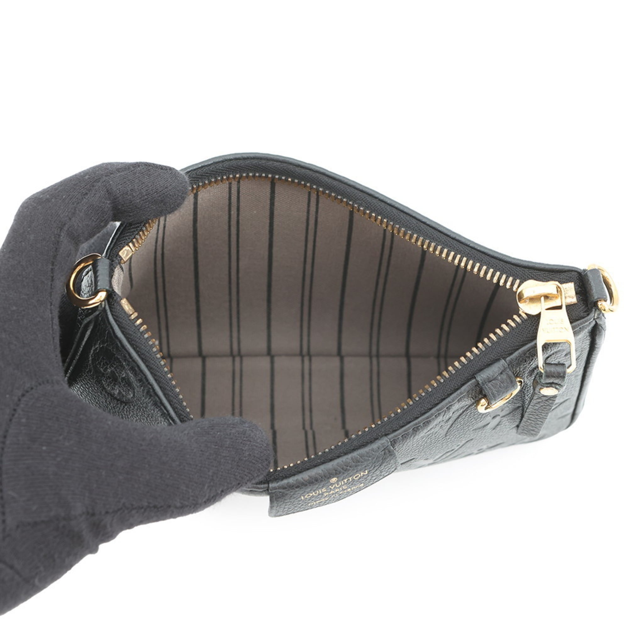 Louis Vuitton Noir Monogram Empreinte Shoulder Bag