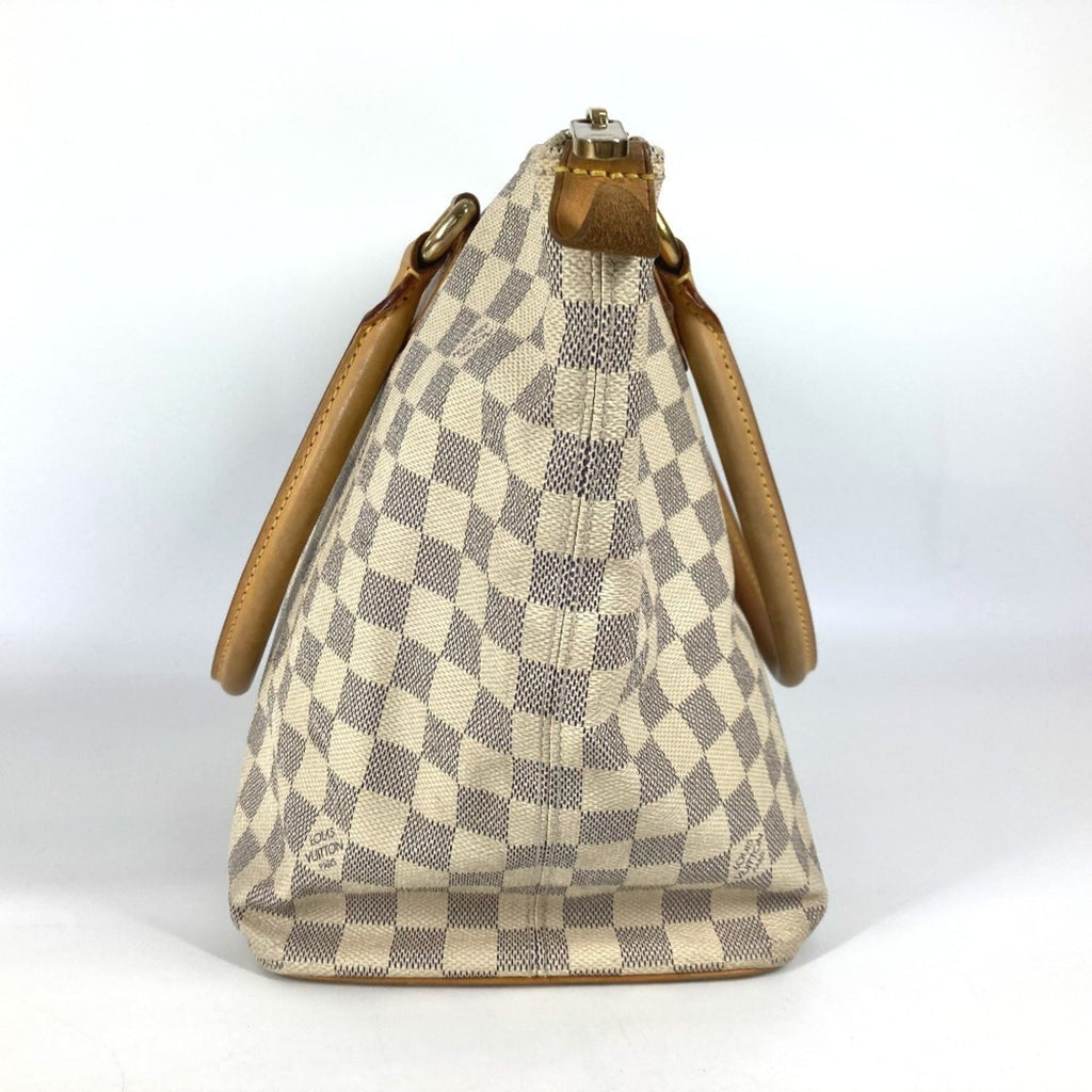Louis Vuitton White Damier Azur Shoulder Bag Tote Bag