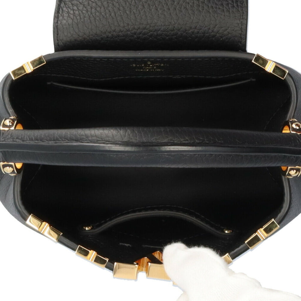 Louis Vuitton Black Noir Leather Shoulder Bag