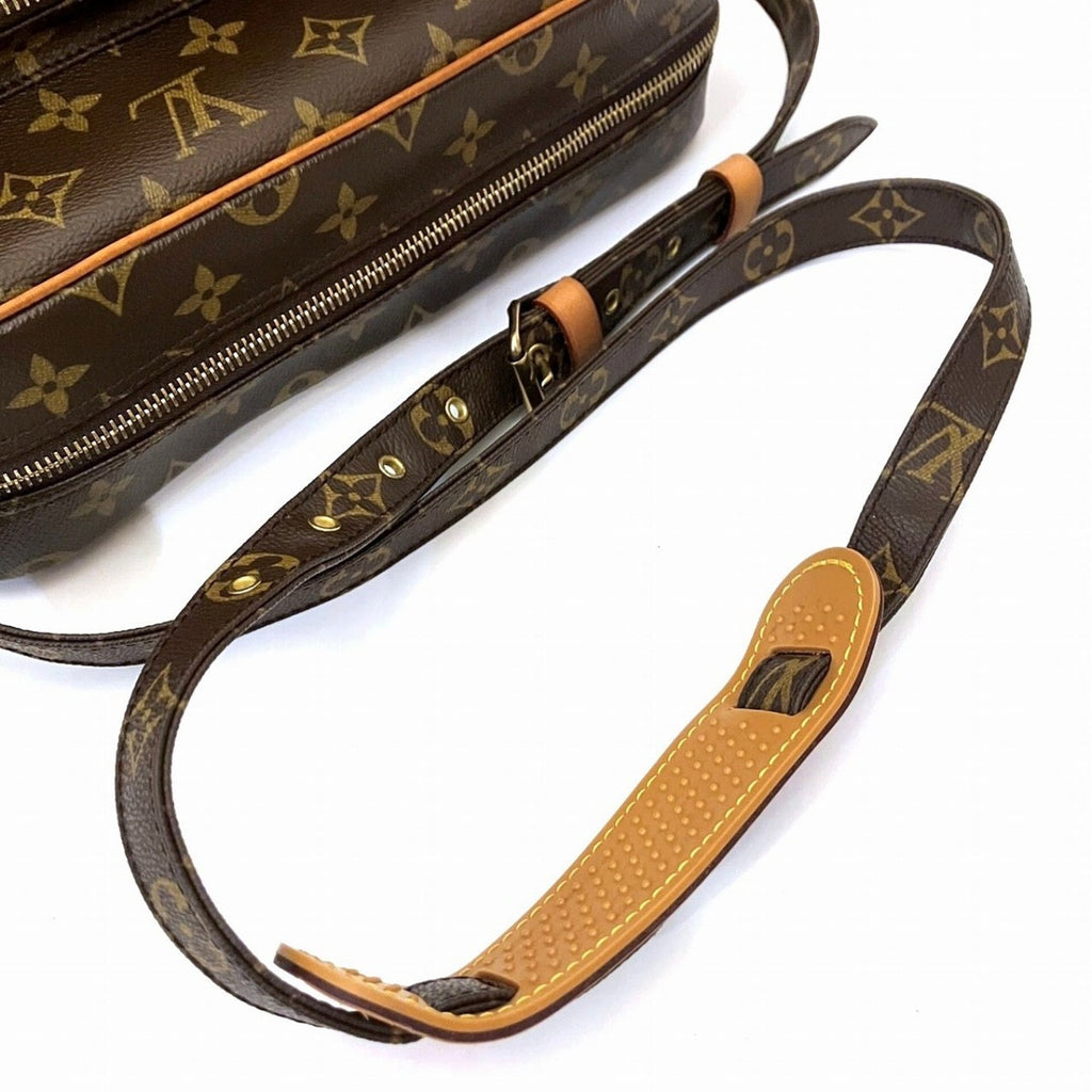 Louis Vuitton Brown Leather Shoulder Bag