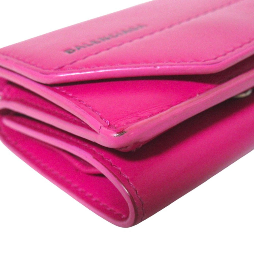 Balenciaga Pink Leather Wallet (Tri-Fold)
