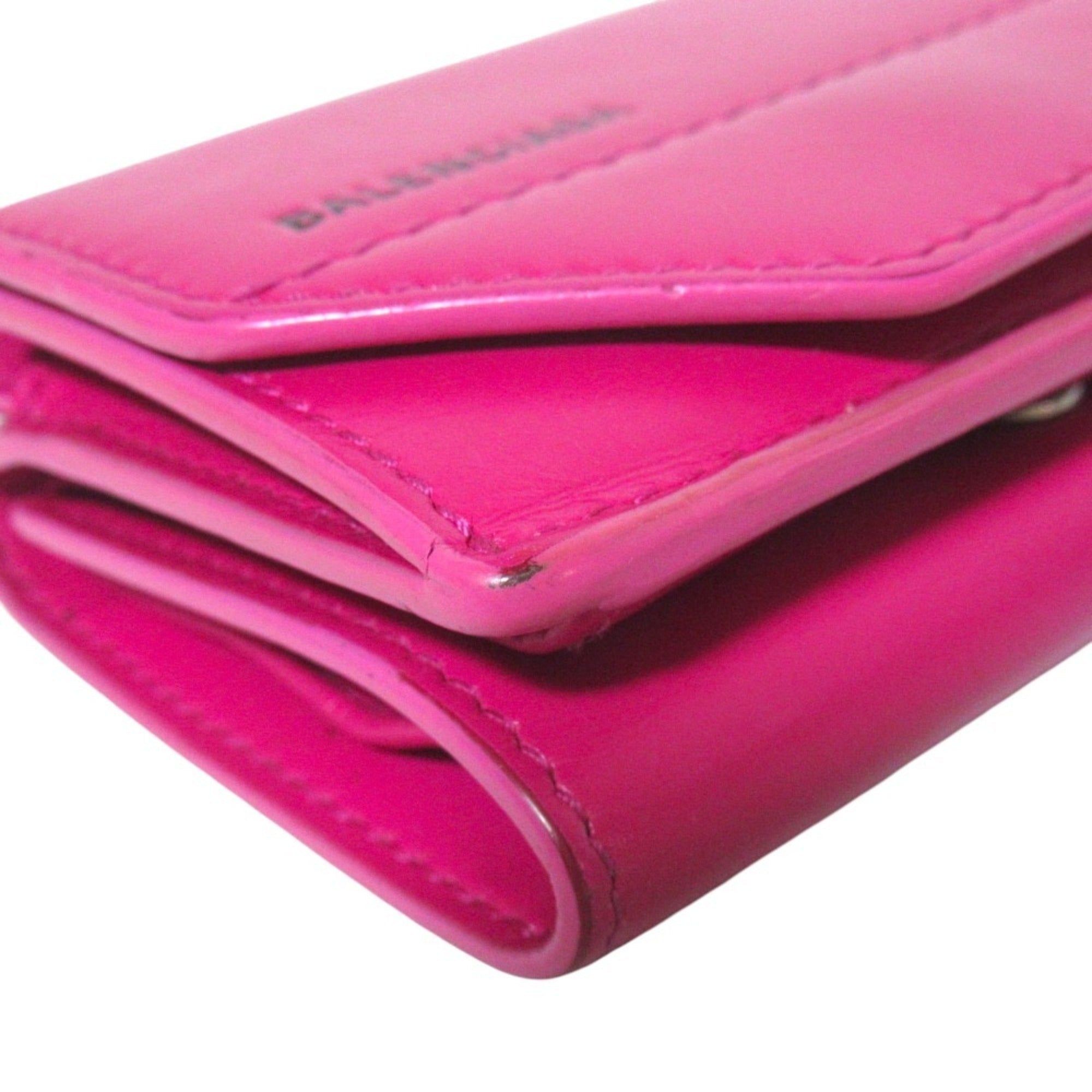 Balenciaga Pink Leather Wallet (Tri-Fold)