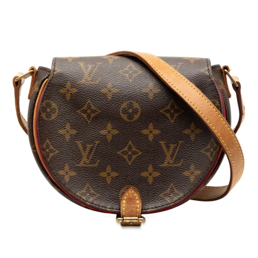 Louis Vuitton Brown Pvc Leather Shoulder Bag
