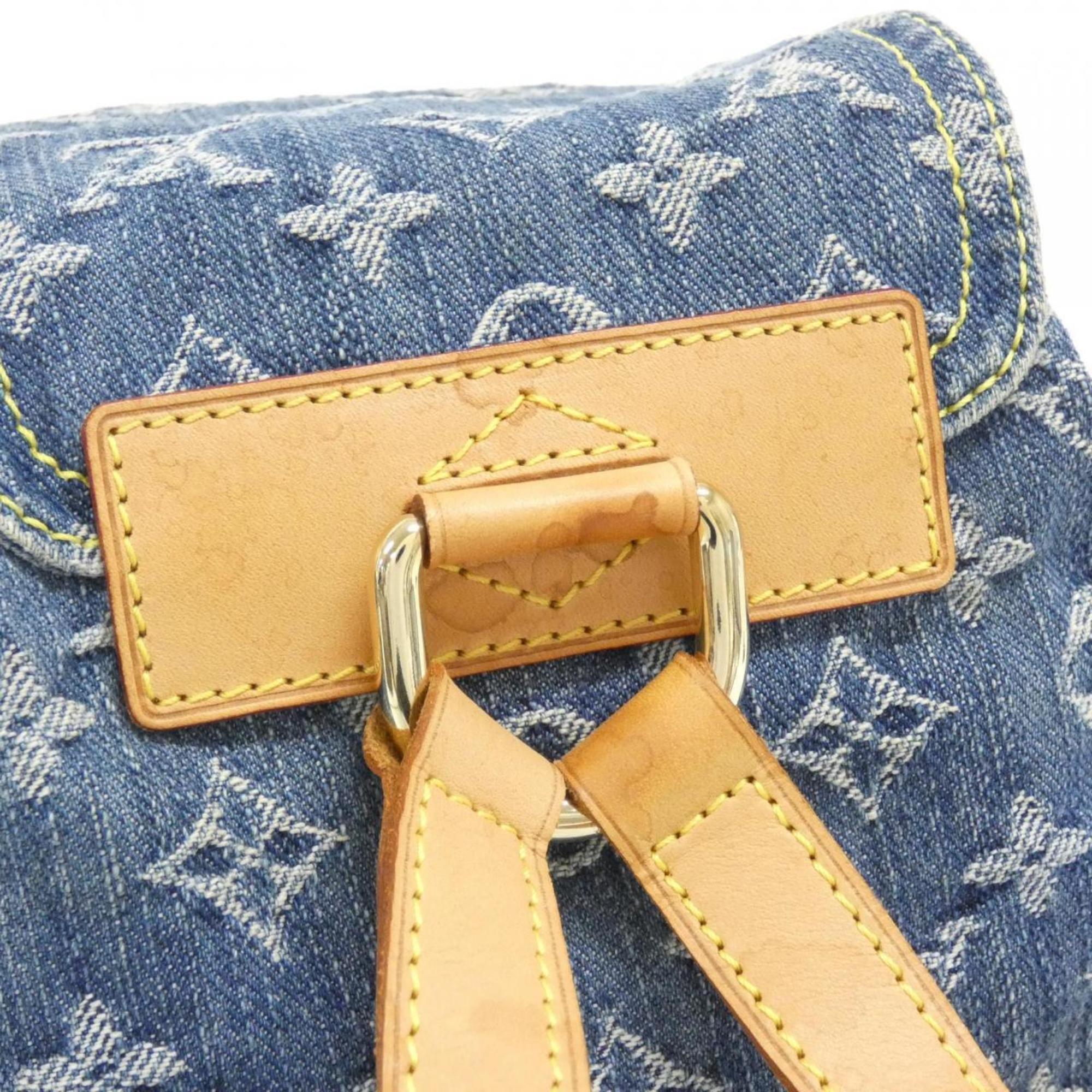 Louis Vuitton Blue Denim Backpack