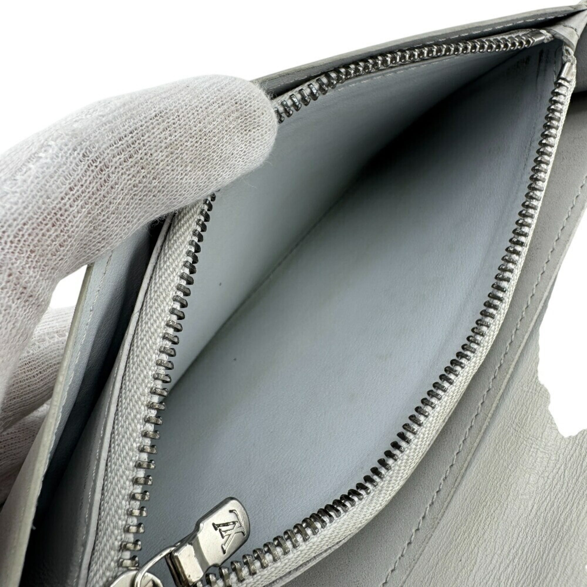 Louis Vuitton White Damier Infini Leather Long Wallet