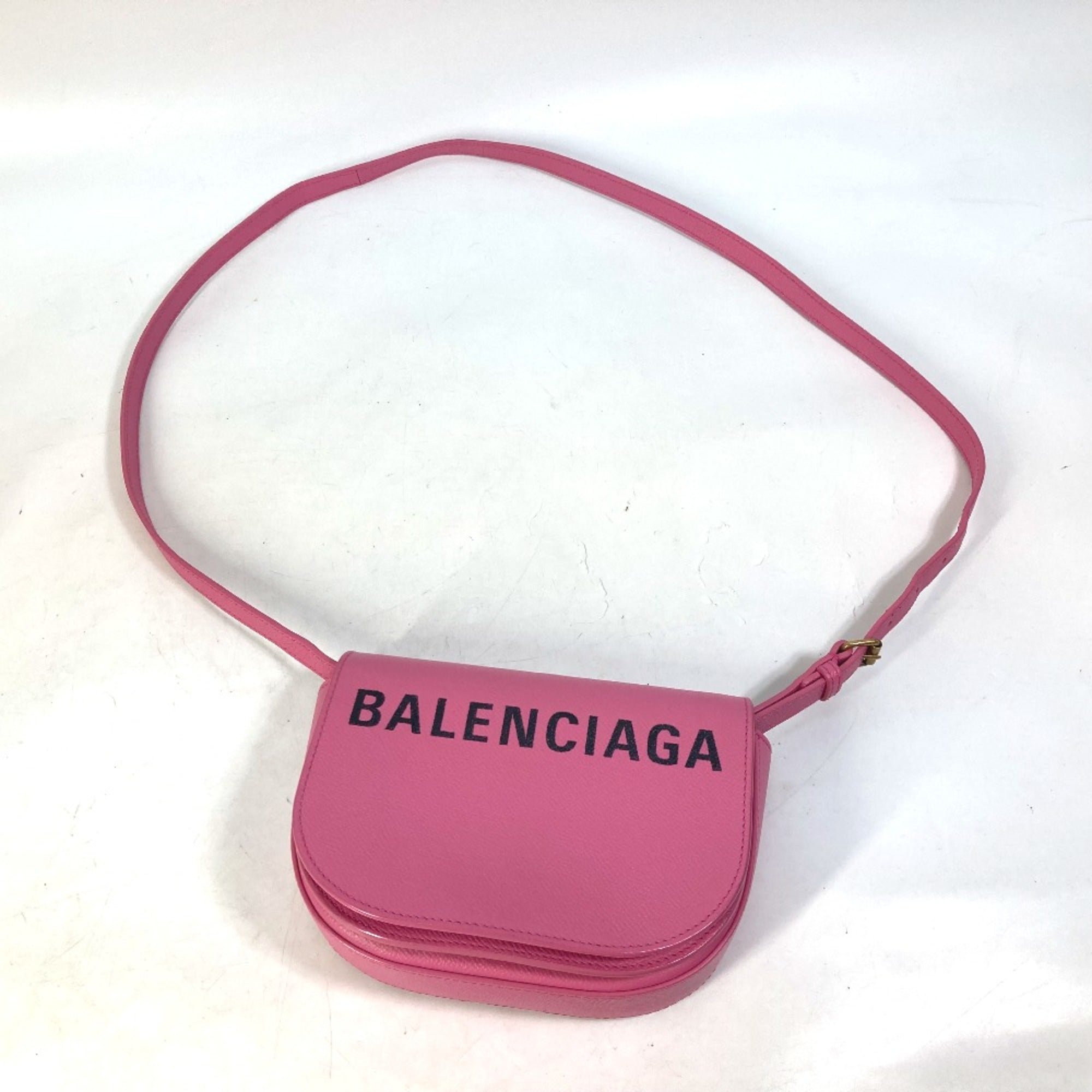 Balenciaga Pink Leather Shoulder