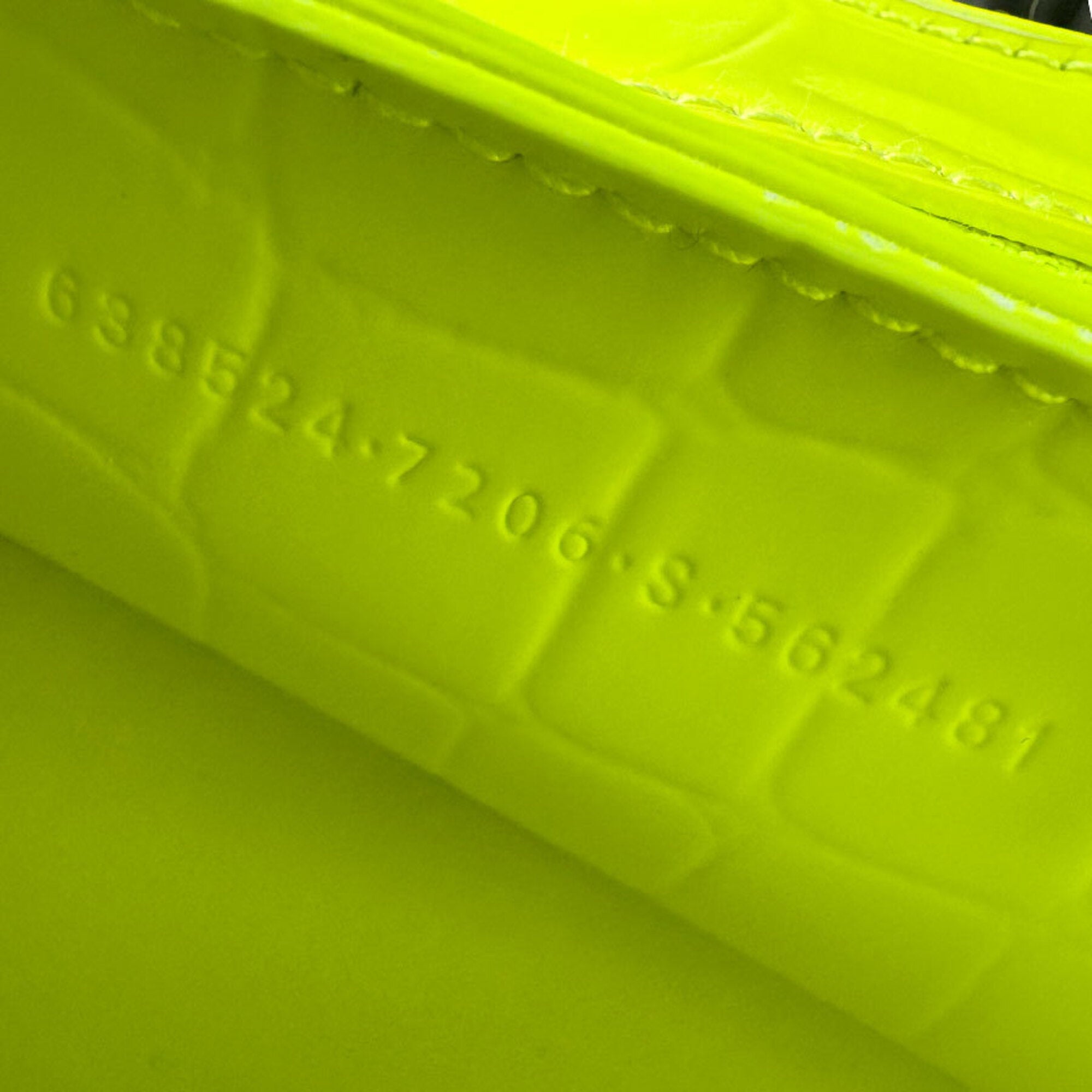 Balenciaga Yellow Leather Handbag Shoulder