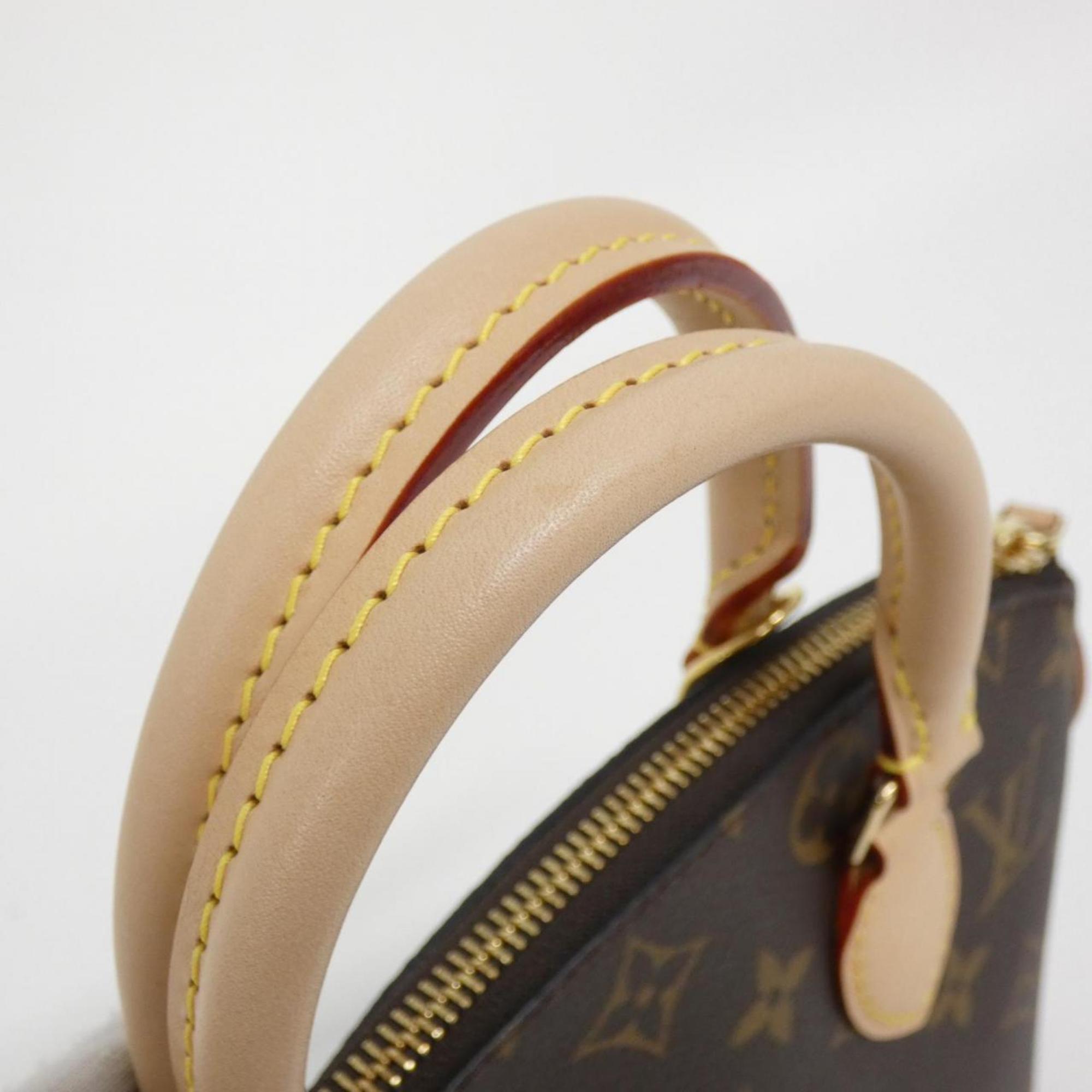 Louis Vuitton Marron Coated Canvas Handbag