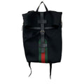 Gucci Black Canvas Backpack (Pre-Owned)