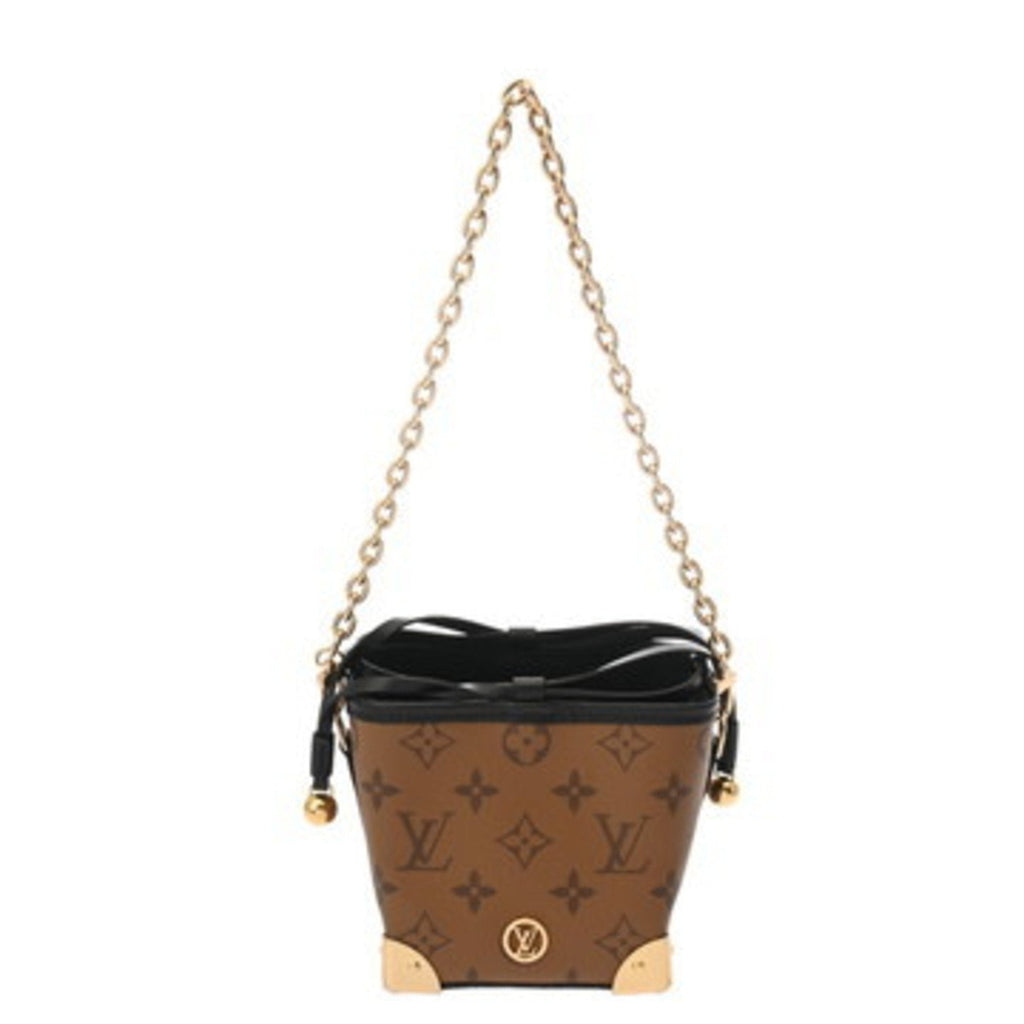 Louis Vuitton Brown Monogram Canvas Shoulder Bag
