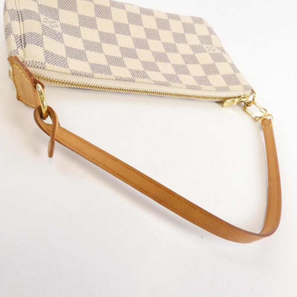 Louis Vuitton Azur Coated Canvas Pochette Pouch