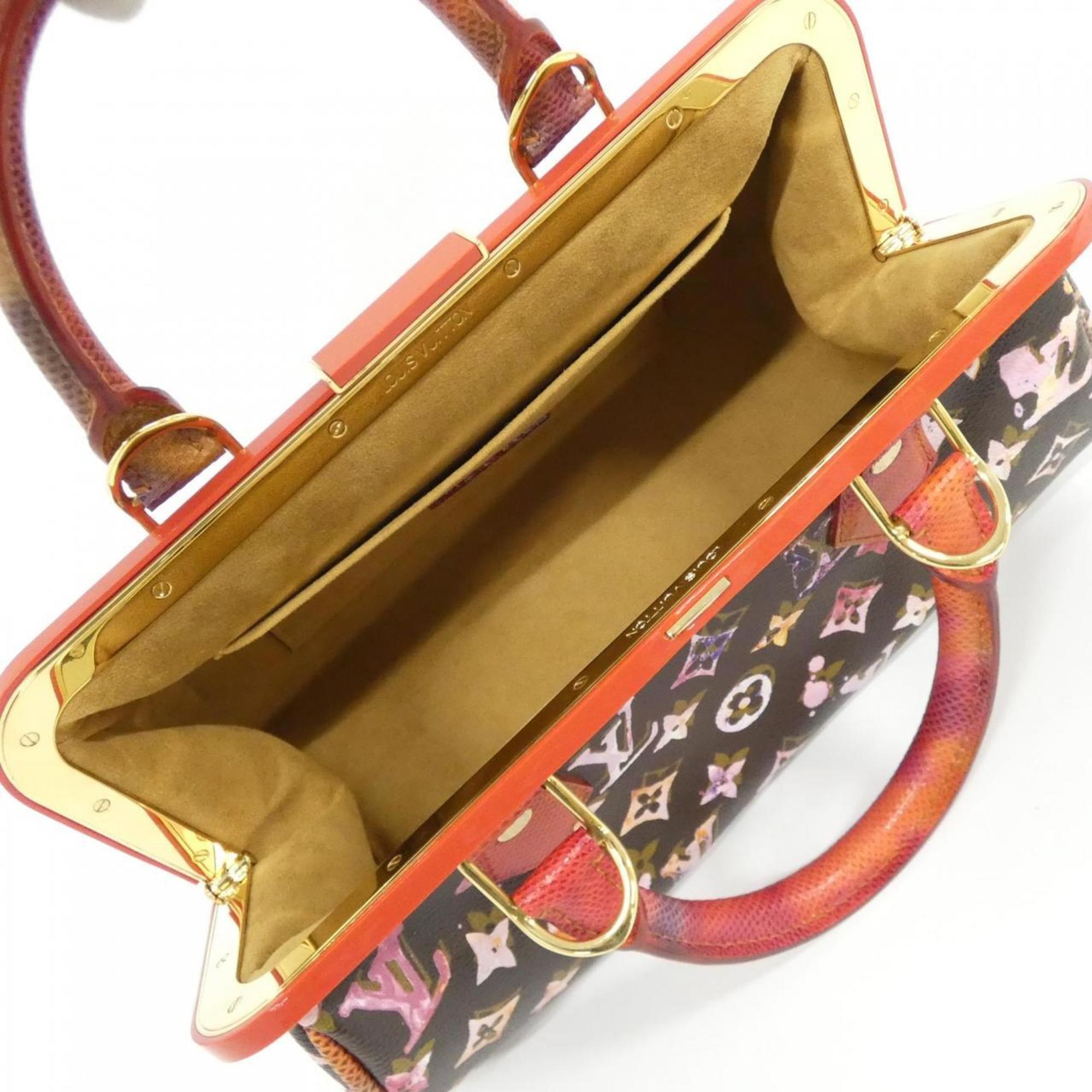 Louis Vuitton Monogram Watercolor Marron Coated Canvas Handbag