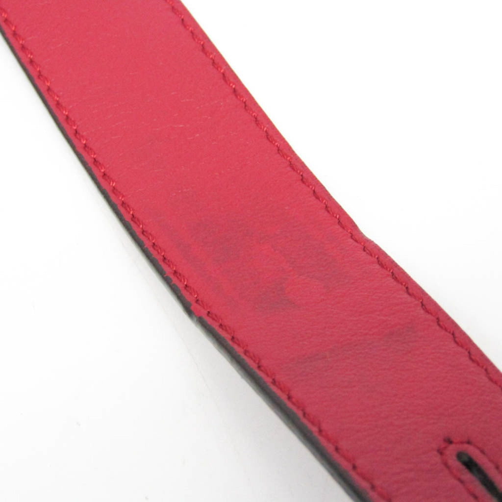 Fendi Red Color Leather Shoulder Bag