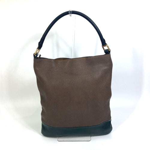 Celine Brown Leather Shoulder Bag