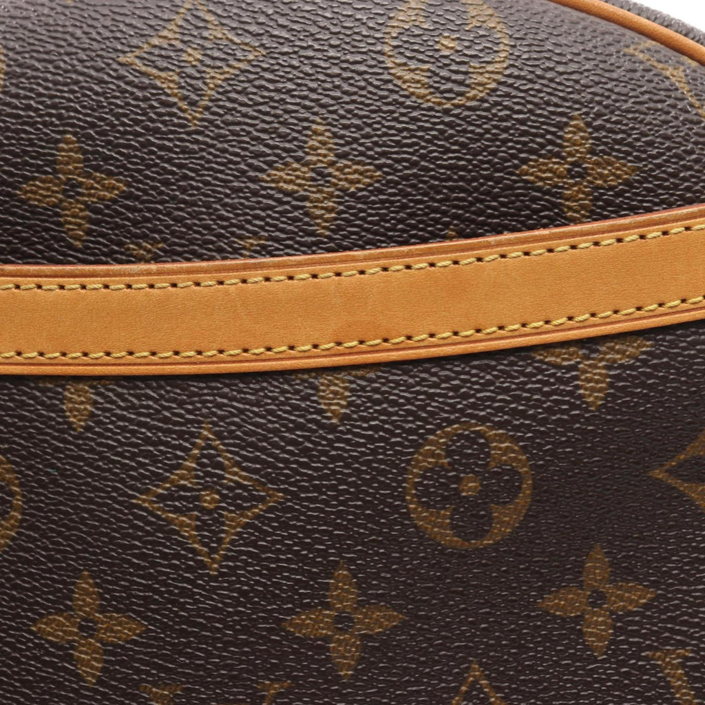 Louis Vuitton Brown Coated Canvas Monogram Leather Handbag Shoulder Bag