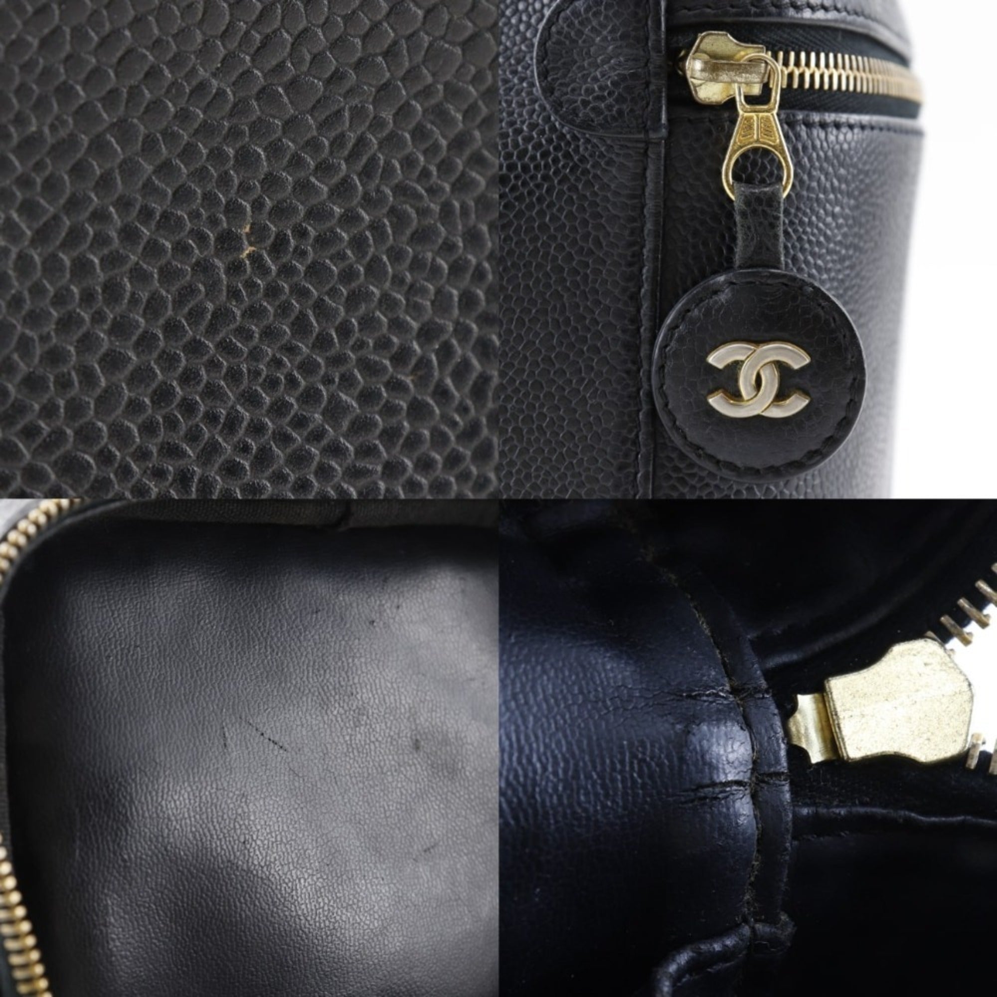 Chanel Caviar Leather Handbag