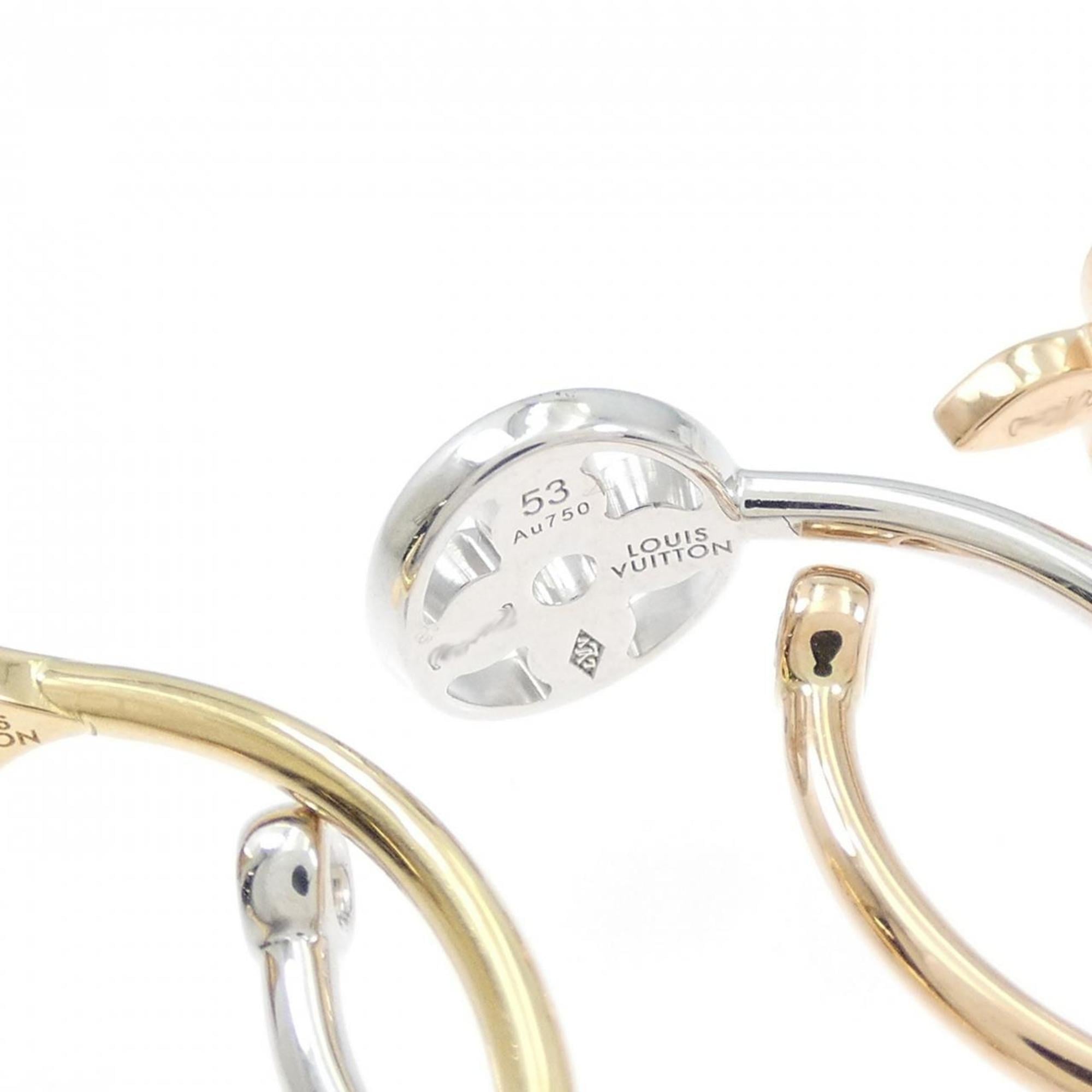 Louis Vuitton Yellow Gold (18K) Pink Gold (18K) White Gold (18K) Band Ring
