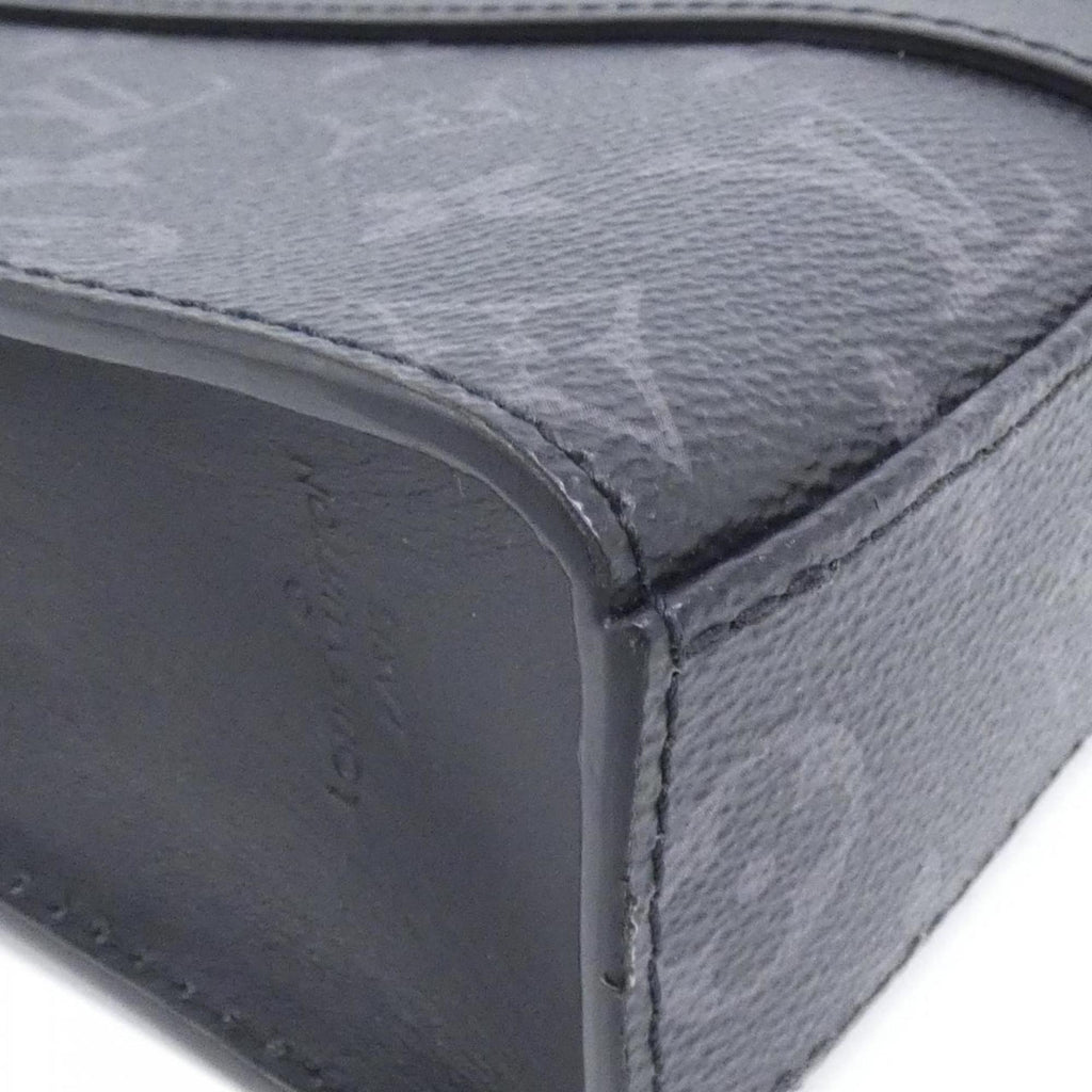 Louis Vuitton Black Coated Canvas Handbag